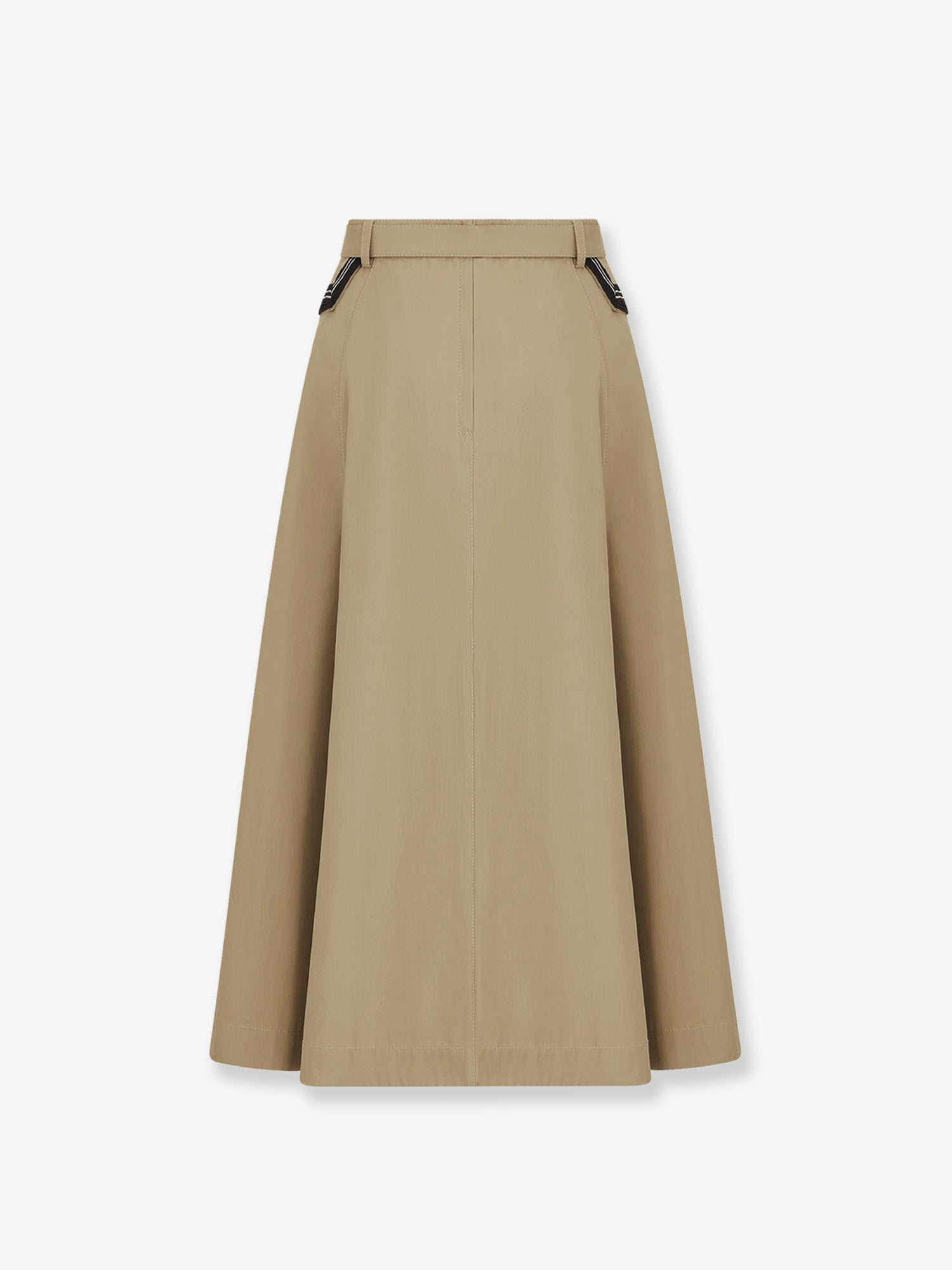 Dior Flared Midi Cotton Skirt