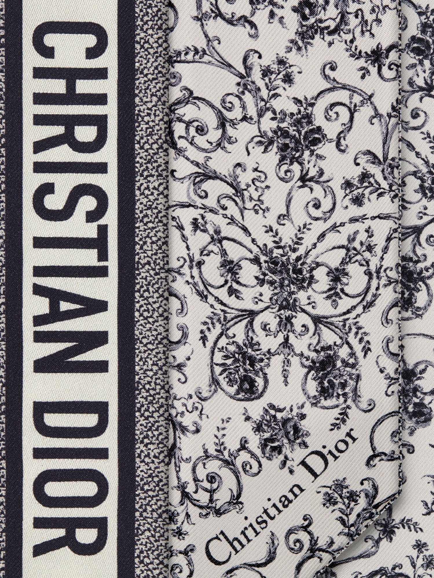 Dior Mitzah Dioresque Butterfly Silk Bandeau