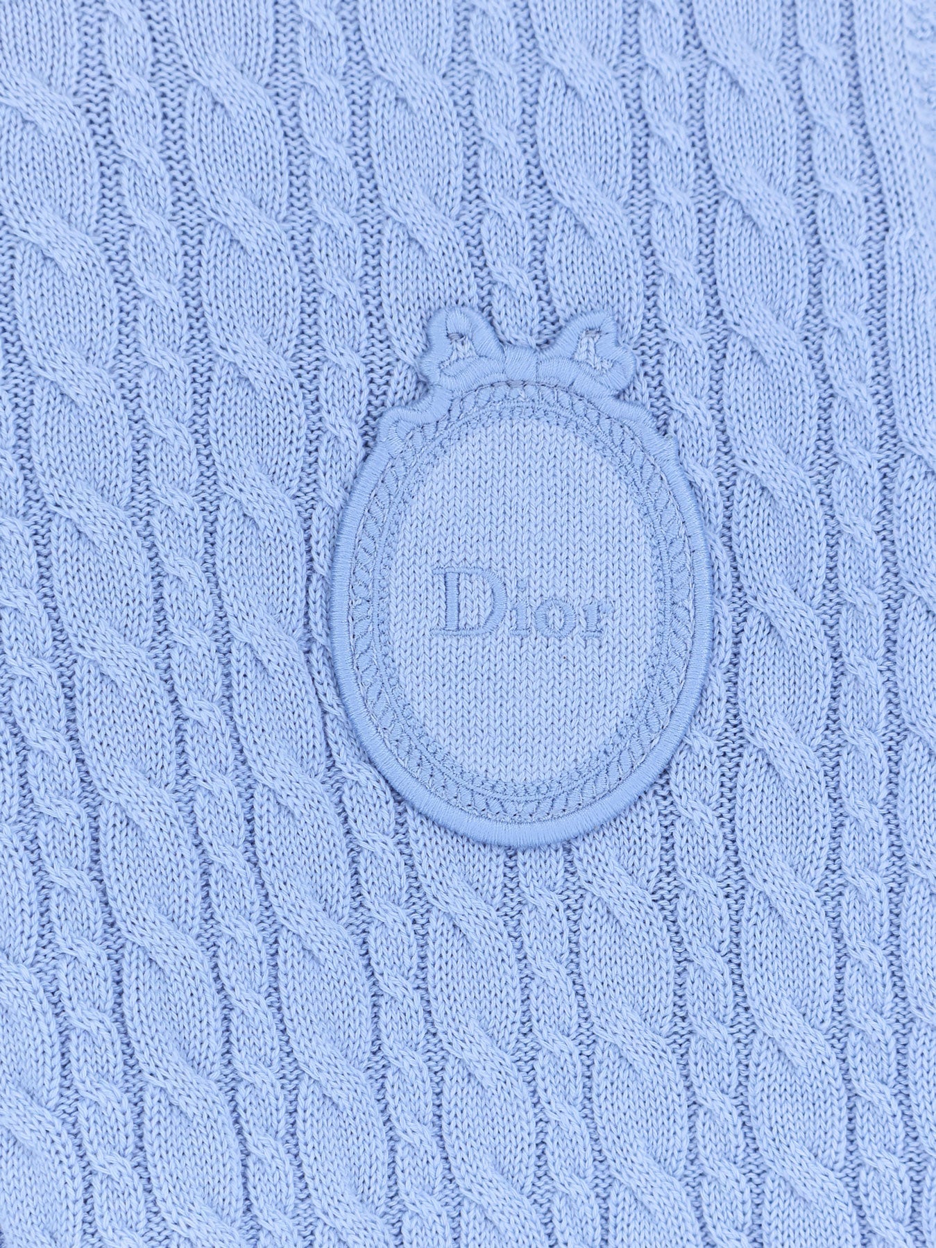 Dior Cotton And Wool Blend Dior Médaillon Sweater