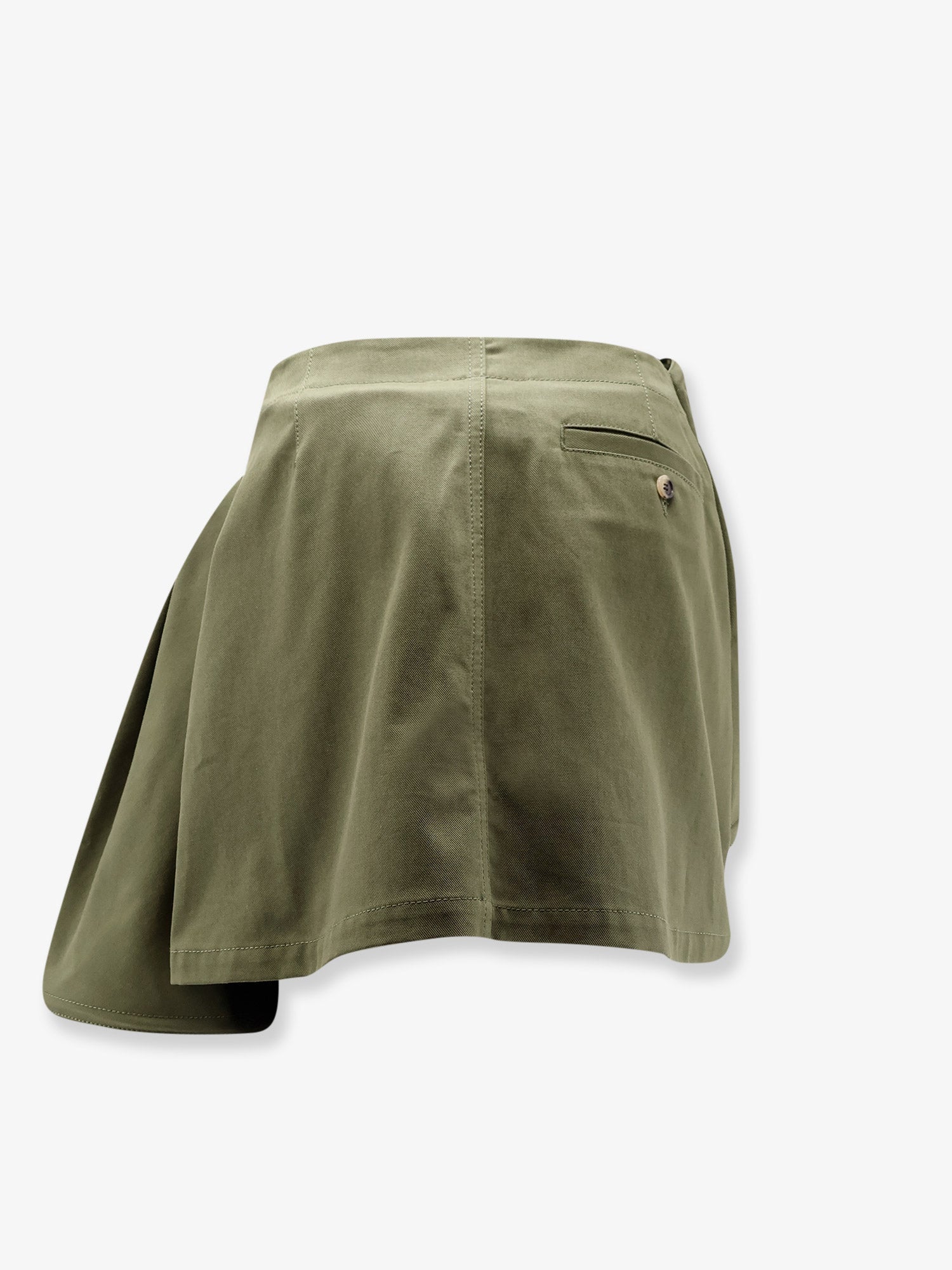 Dior Canvas Mini Skirt With Maxi Bow