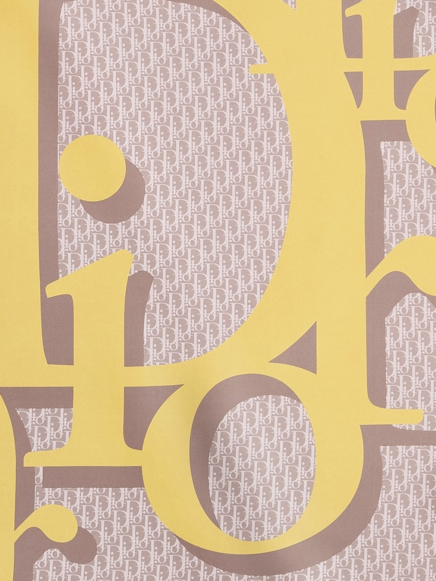 Dior Dior Infini 70 Squared Silk Scarf