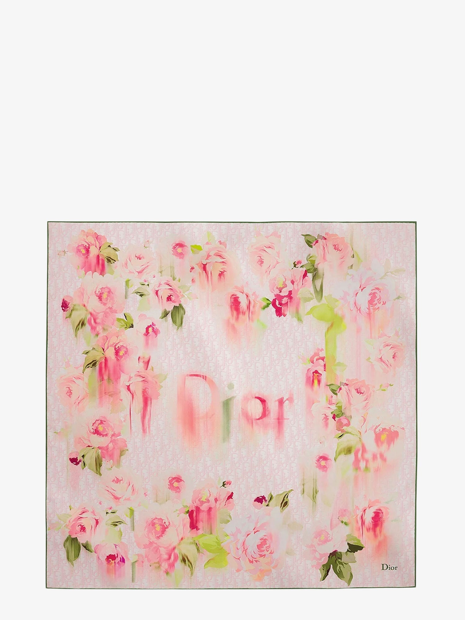 Dior Dior Painted Roses Silk Foulard