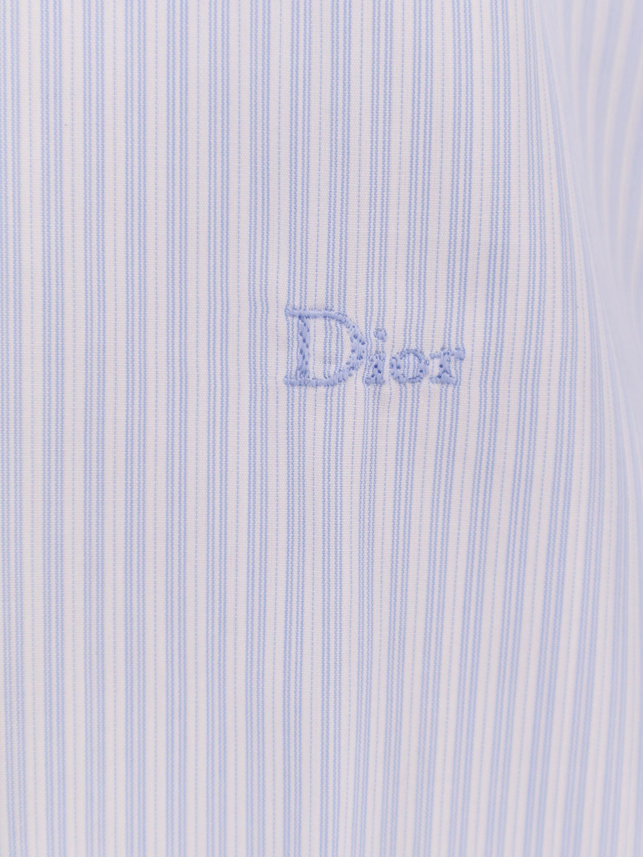 Dior Cotton Shirt With Striped Motif