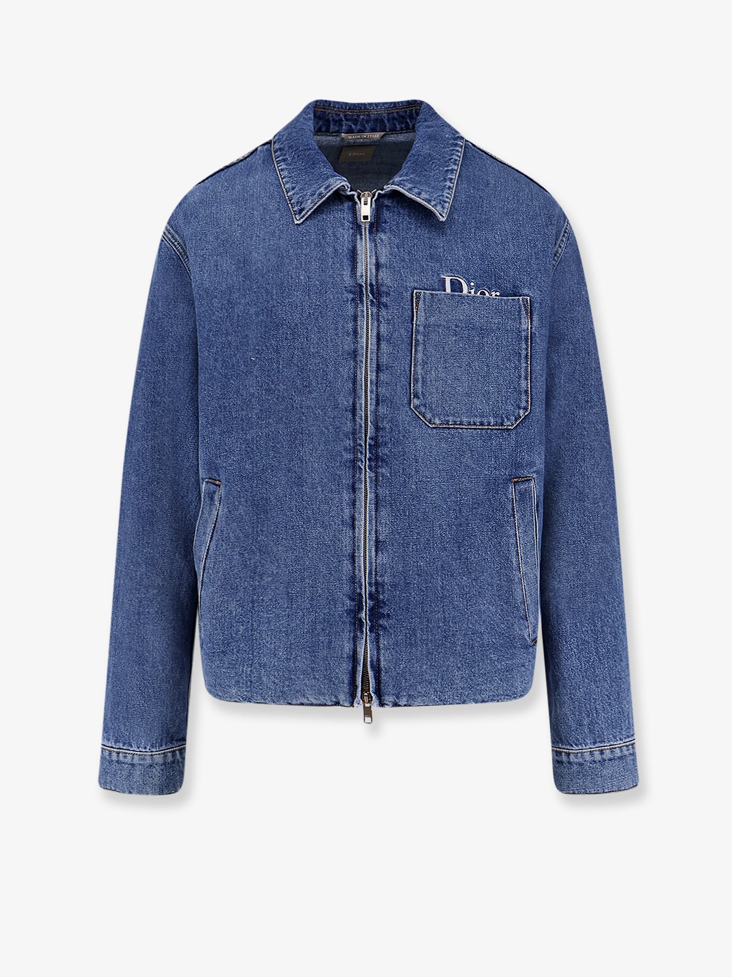 Dior Denim Jacket With Dior Embroidery