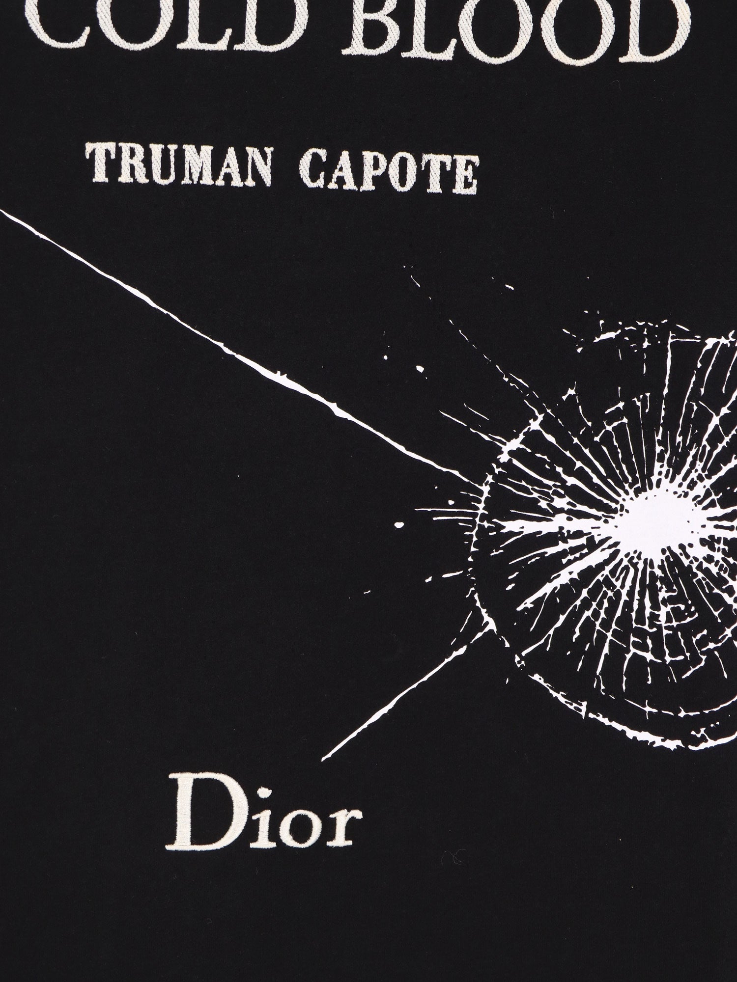 Dior Cotton T-shirt With Book Cover Print