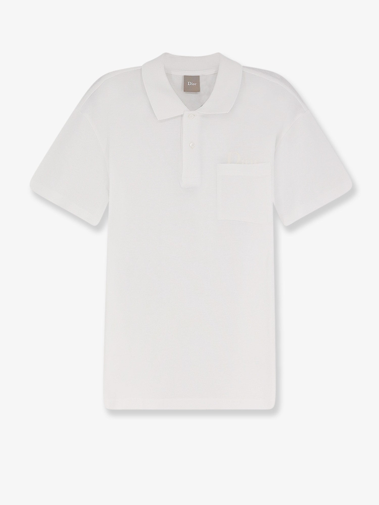 Dior Cotton Polo Shirt With Embroidered Logo