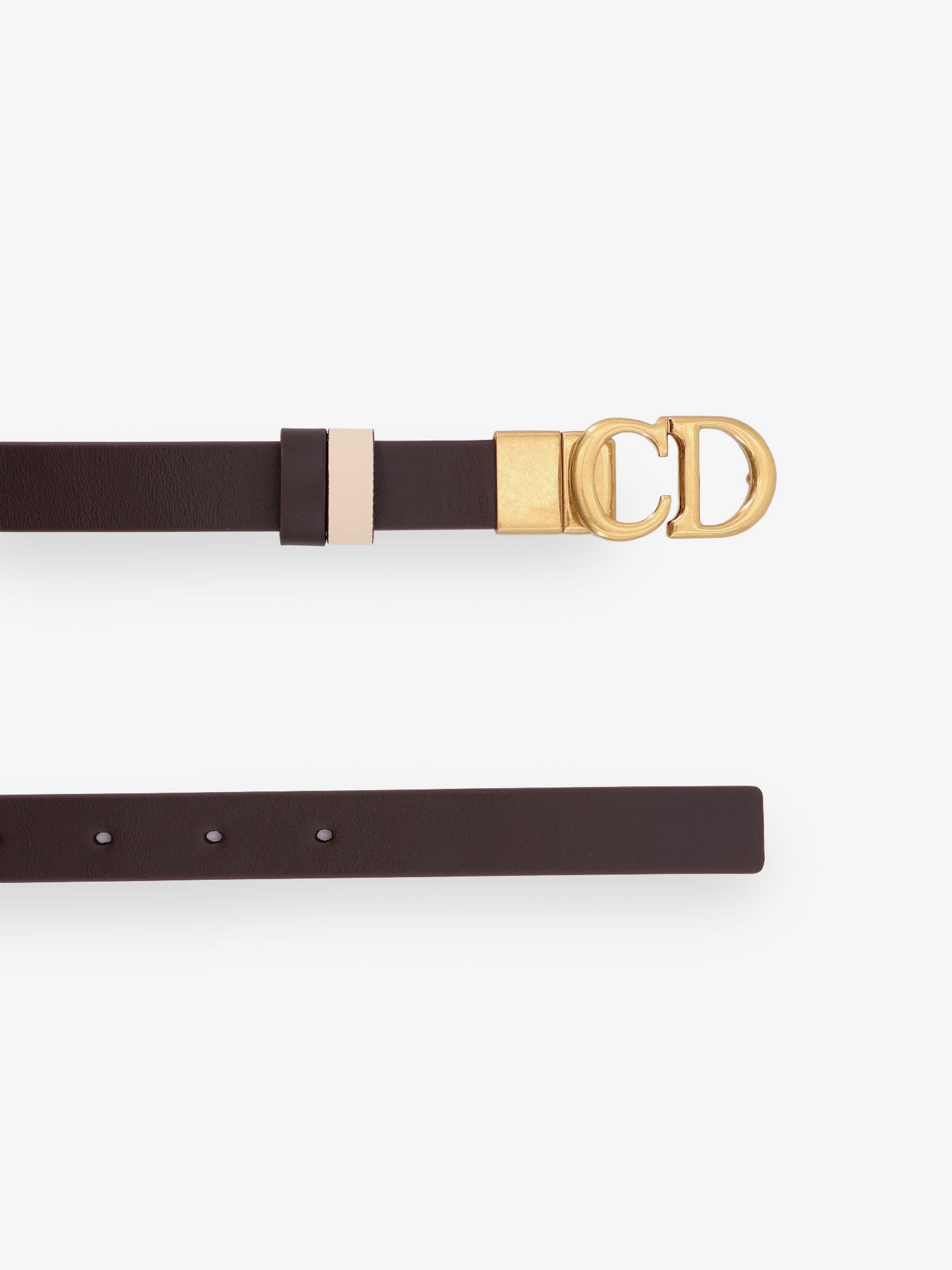 Dior Leather Saddle Belt