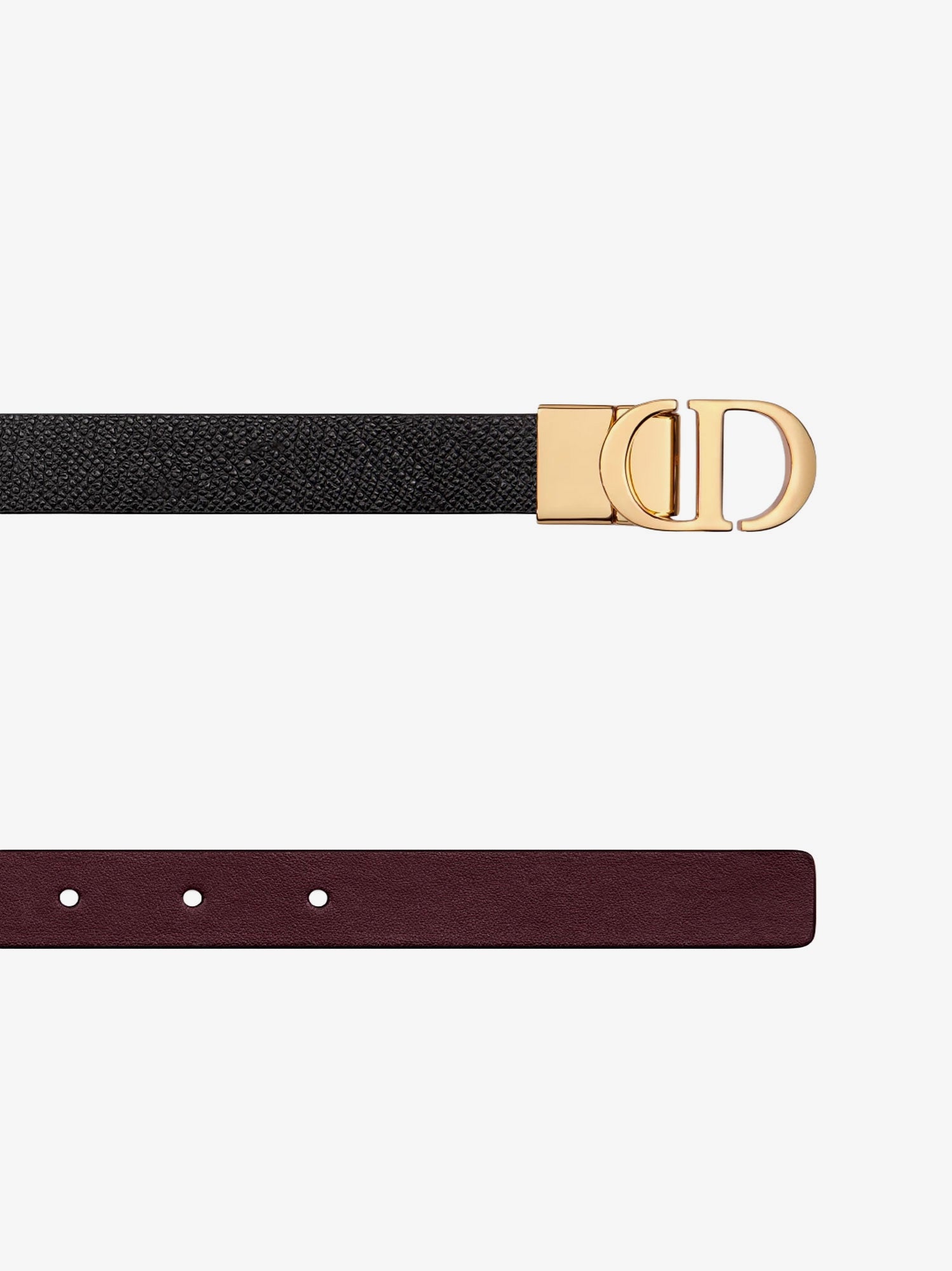 Dior Cd 30 Montaigne Leather Belt