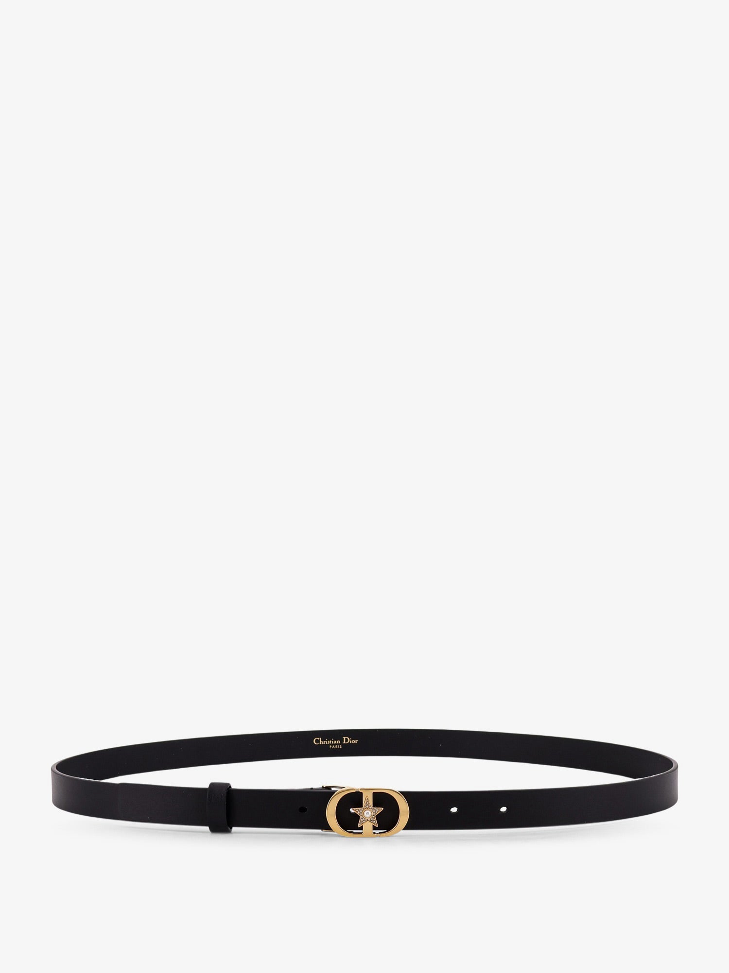 Dior Lucky 30 Montaigne Star Leather Belt