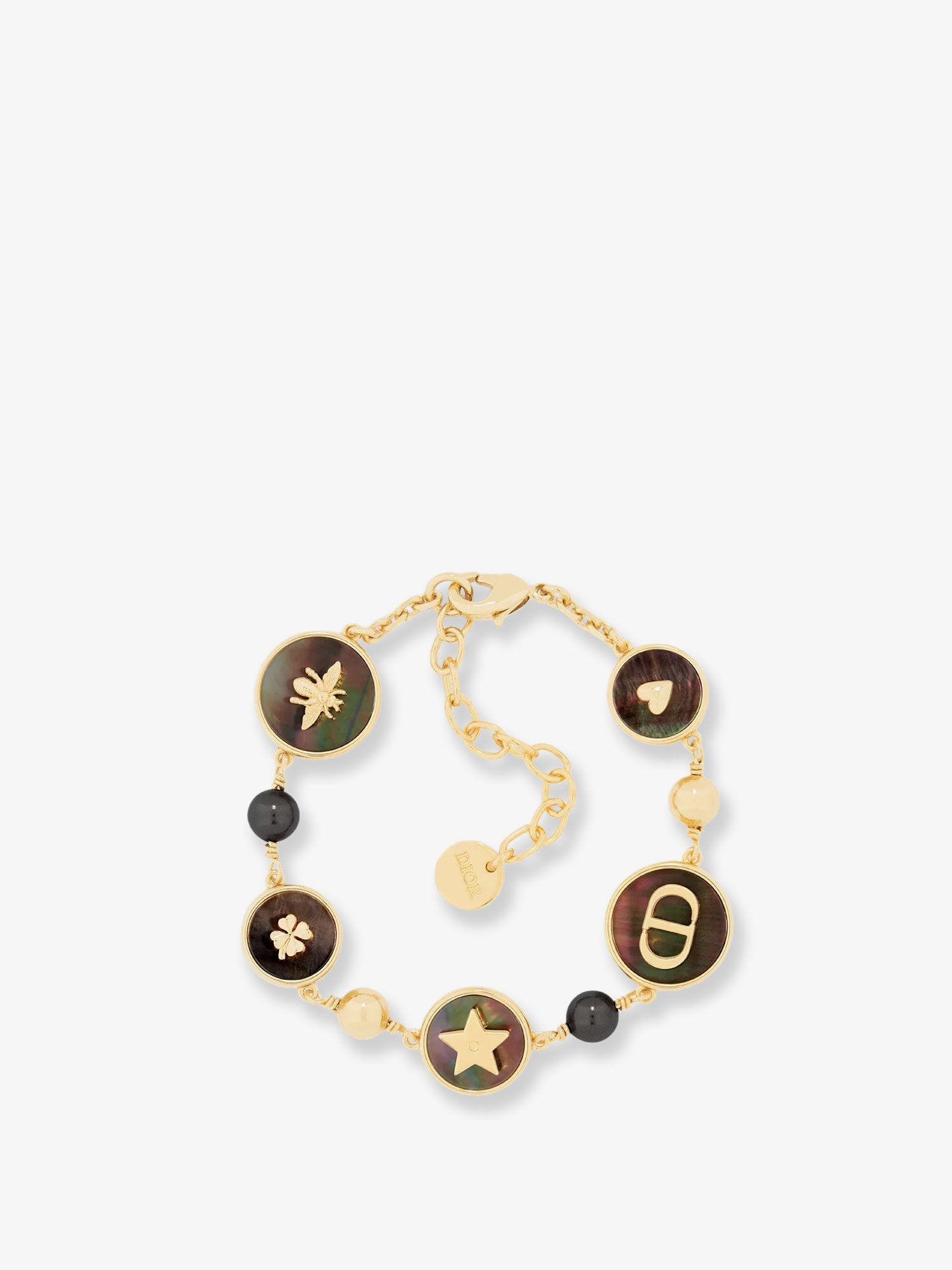 Dior D-luck Metal Bracelet With Gold Finishes