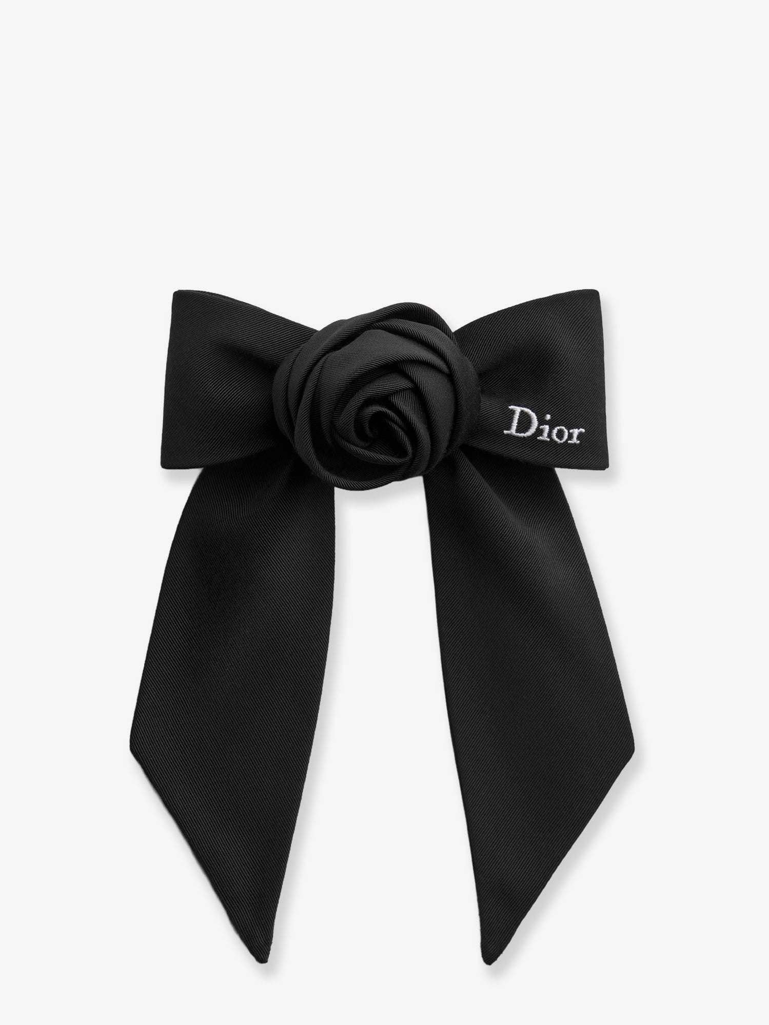 Dior Dior Twist Bow Technical Grosgrain Fabric