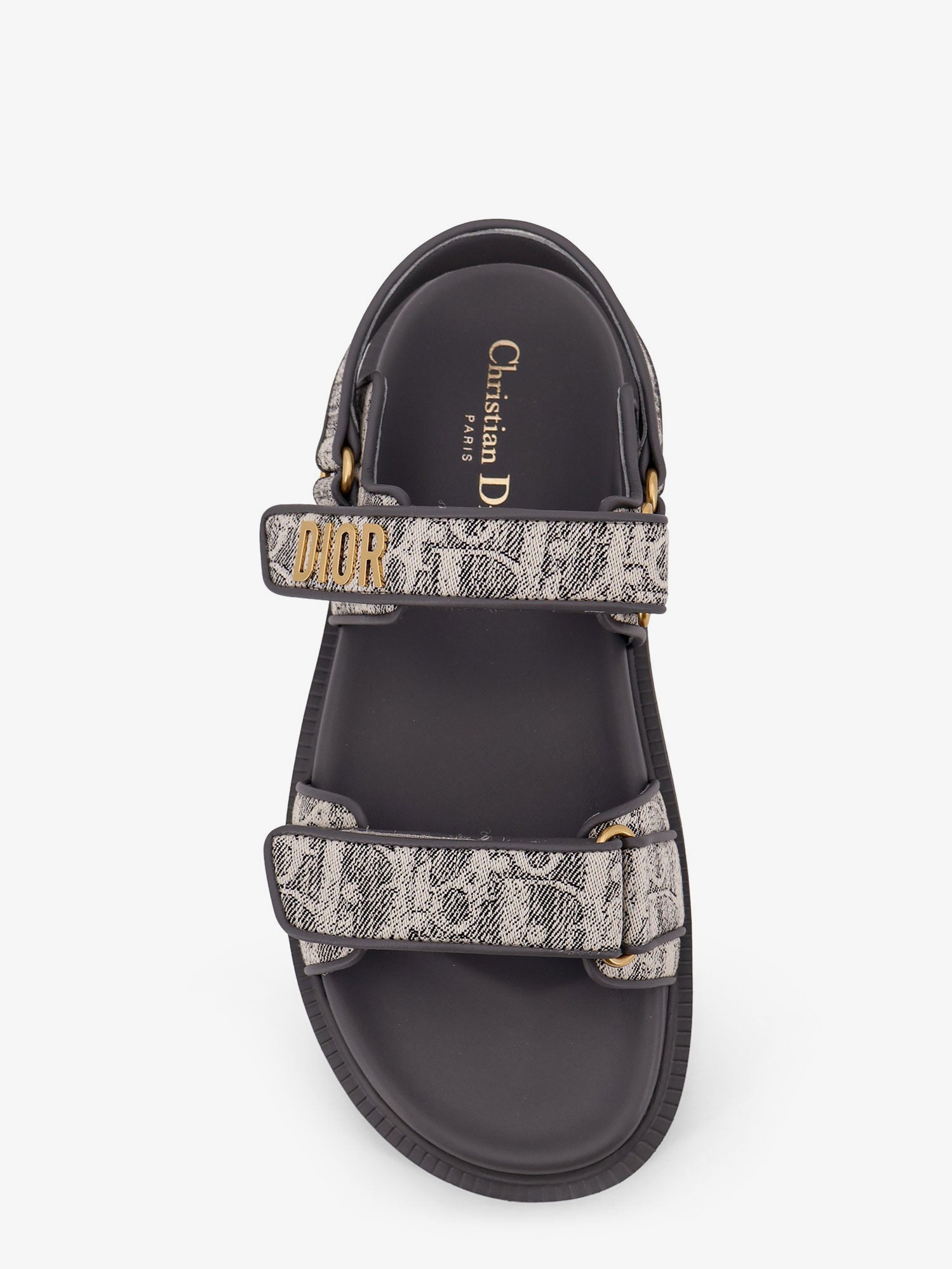 Dior Canvas Dioract Flat Sandals
