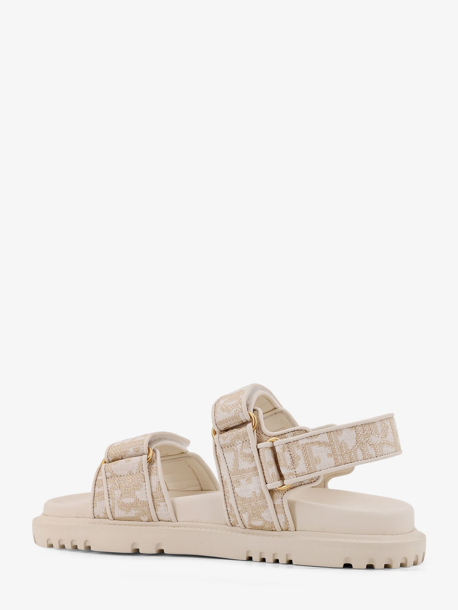 Dior Lurex Dioract Flat Sandals