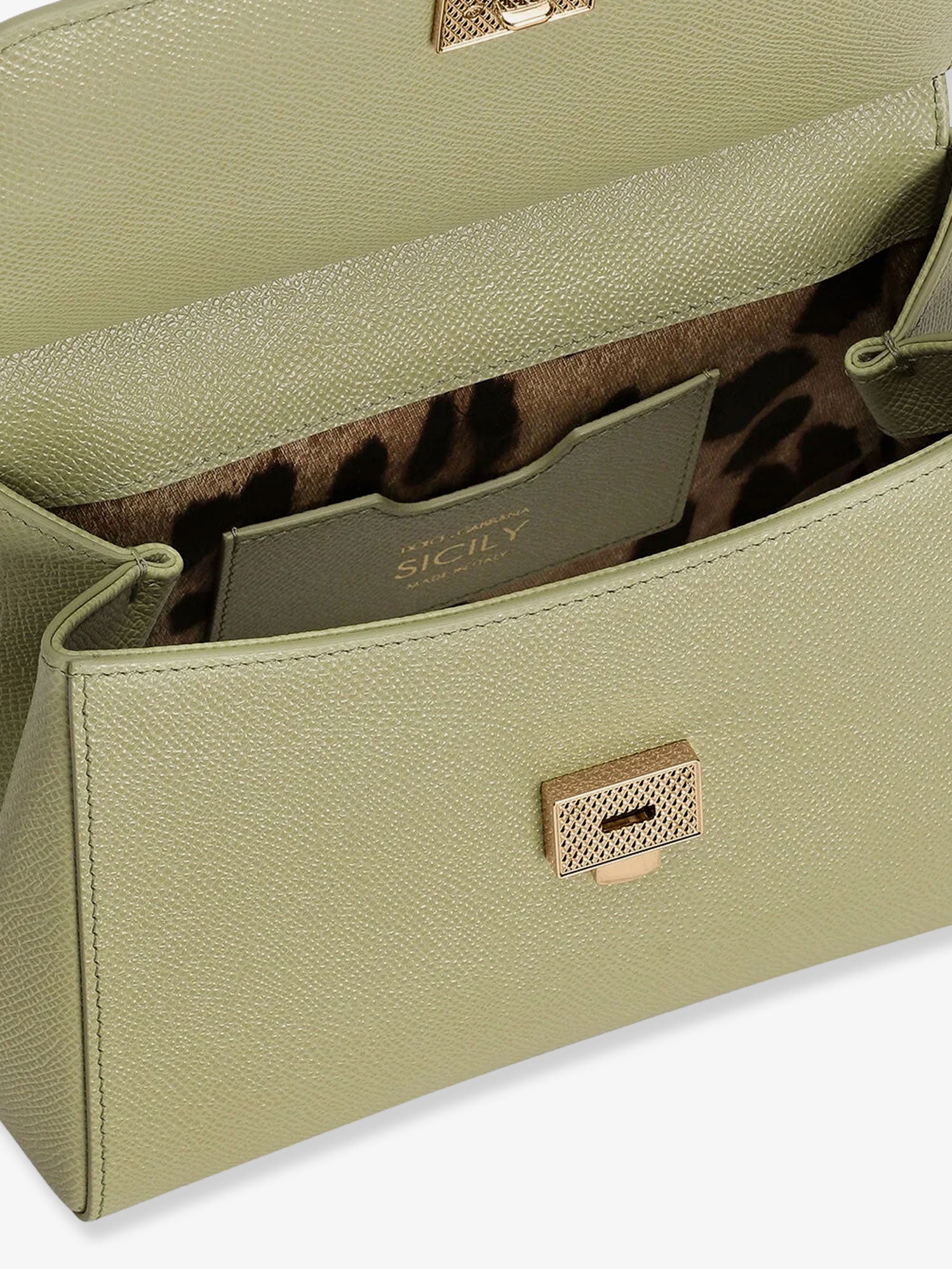 Dolce & Gabbana Sicily Medium Leather Crossbody Bag