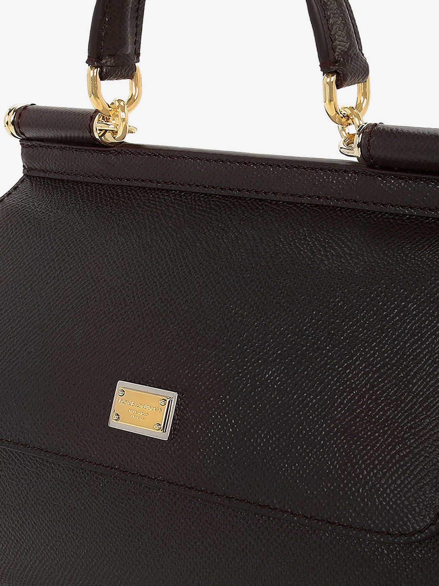 Dolce & Gabbana Sicily Medium Leather Crossbody Bag