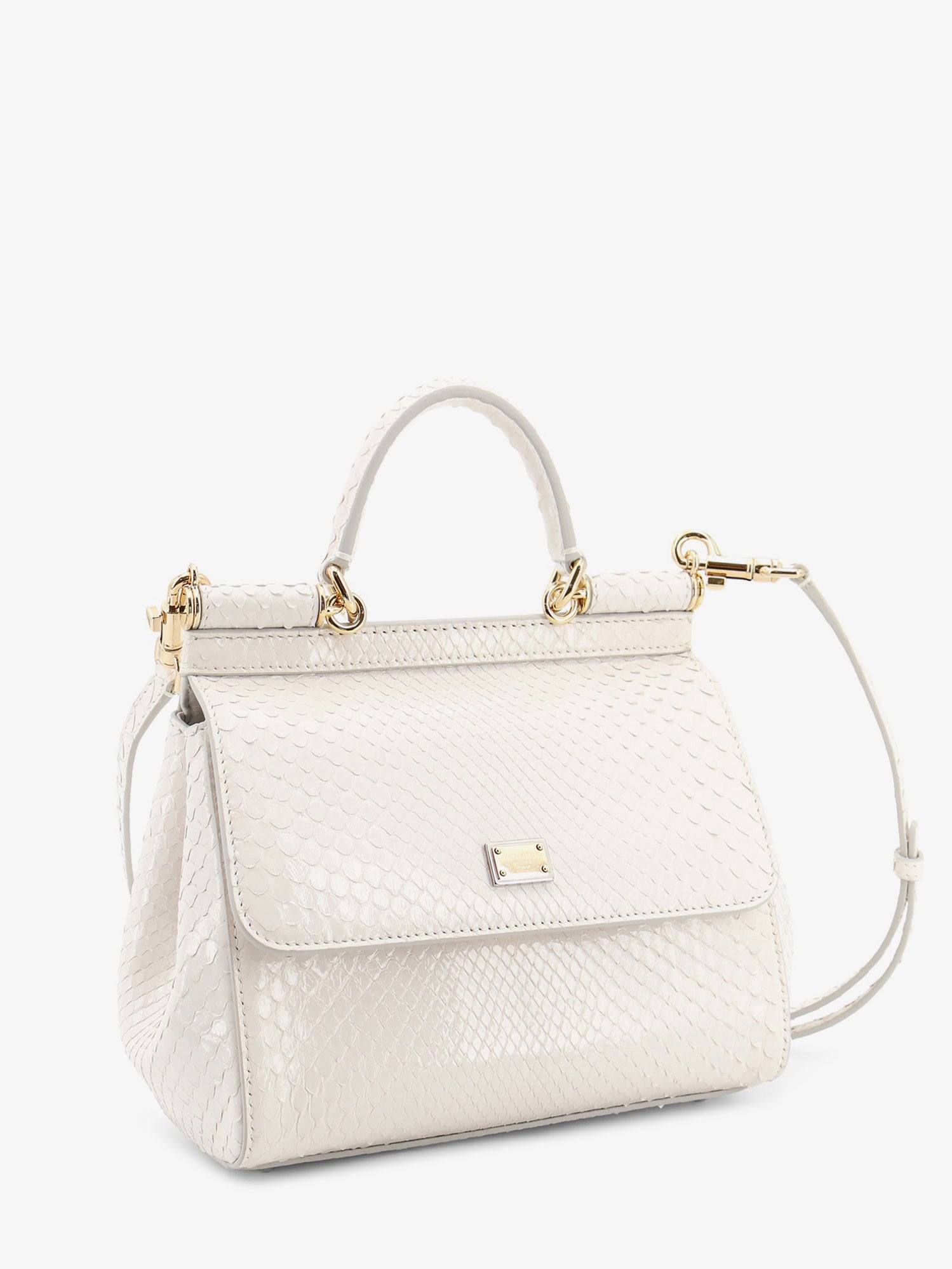 Dolce & Gabbana Sicily Python Handbag