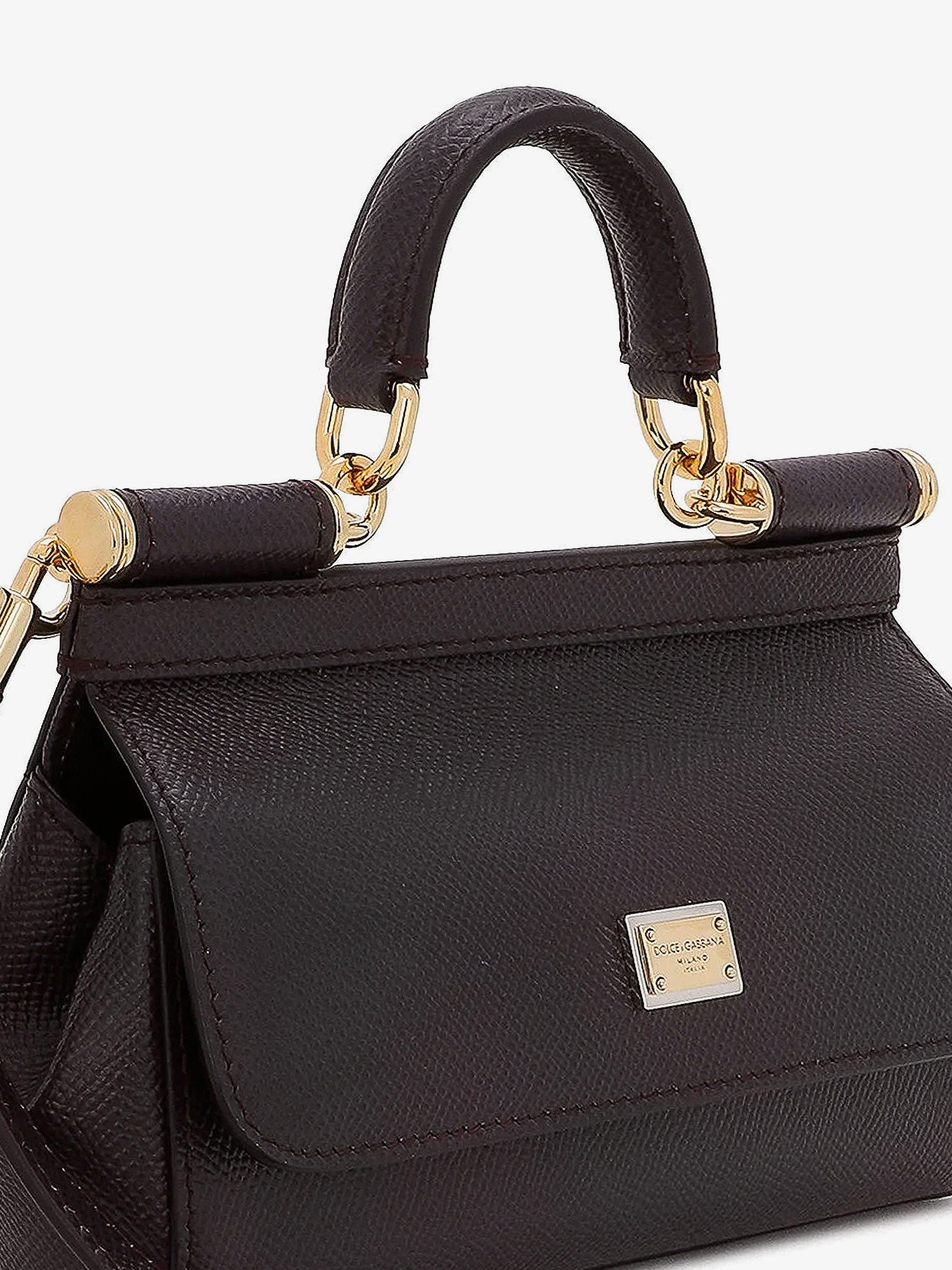 Dolce & Gabbana Sicily Small Leather Crossbody Bag