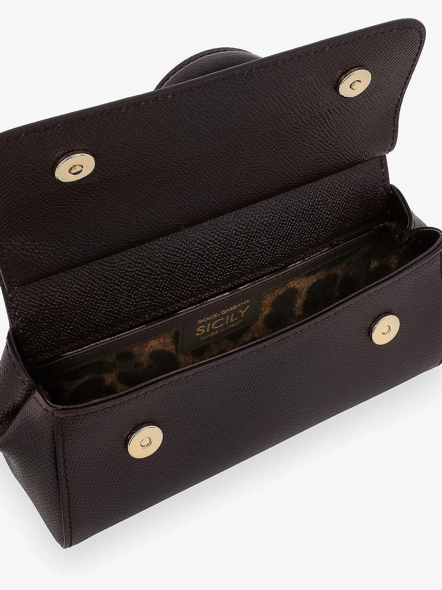 Dolce & Gabbana Sicily Small Leather Crossbody Bag
