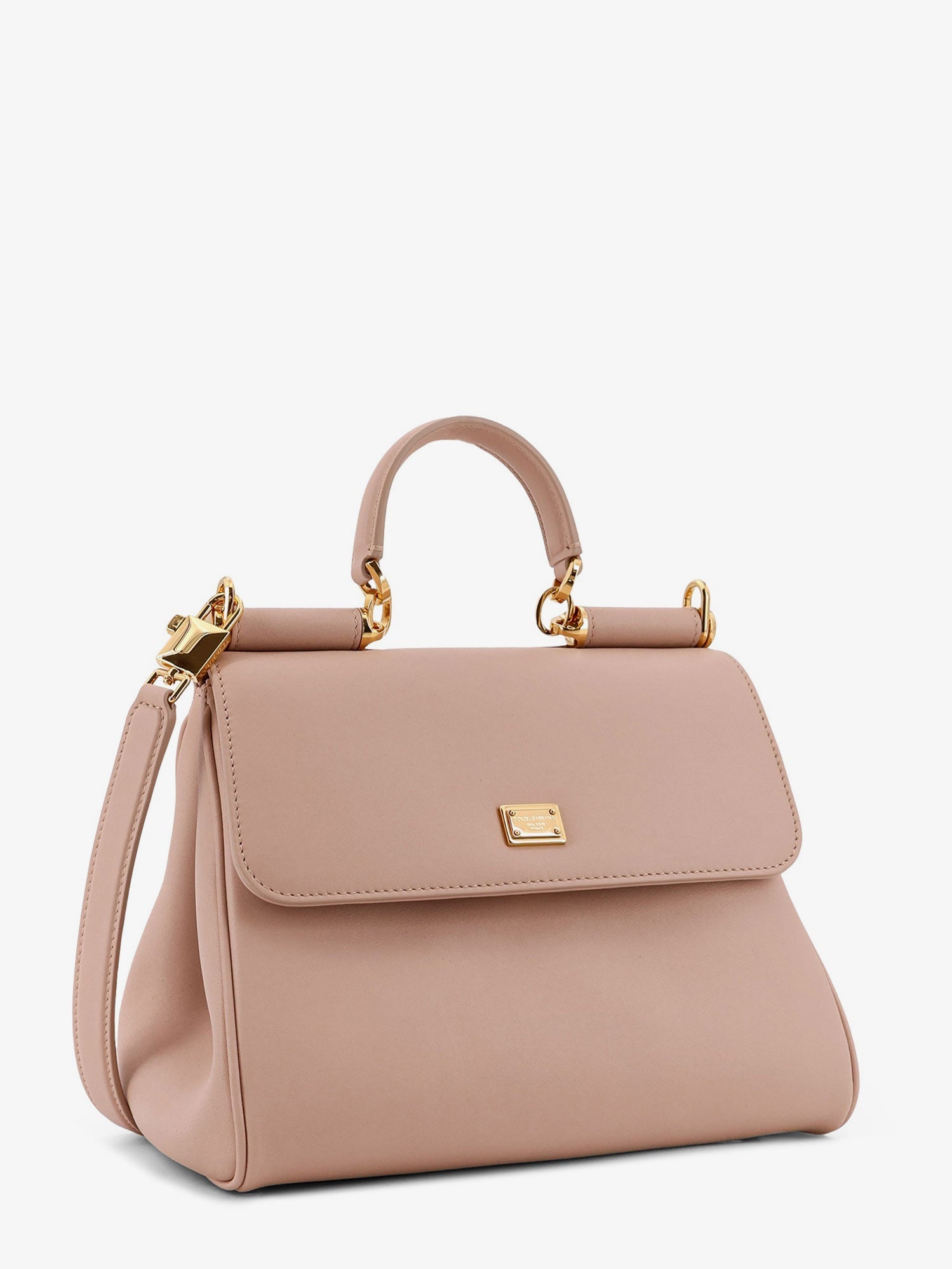 Dolce & Gabbana My Sicily Leather Shoulder Bag