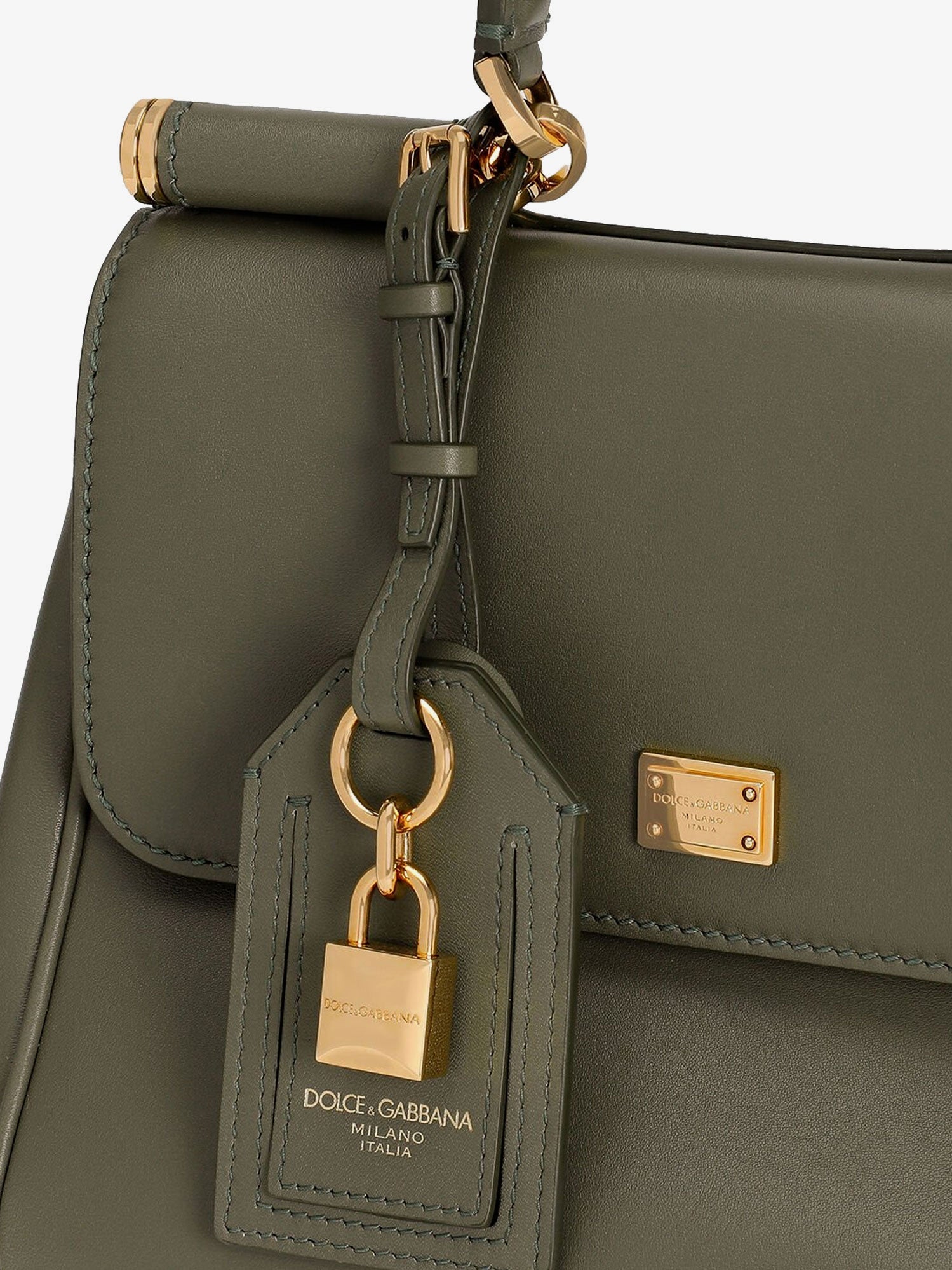 Dolce & Gabbana My Sicily Leather Crossbody Bag