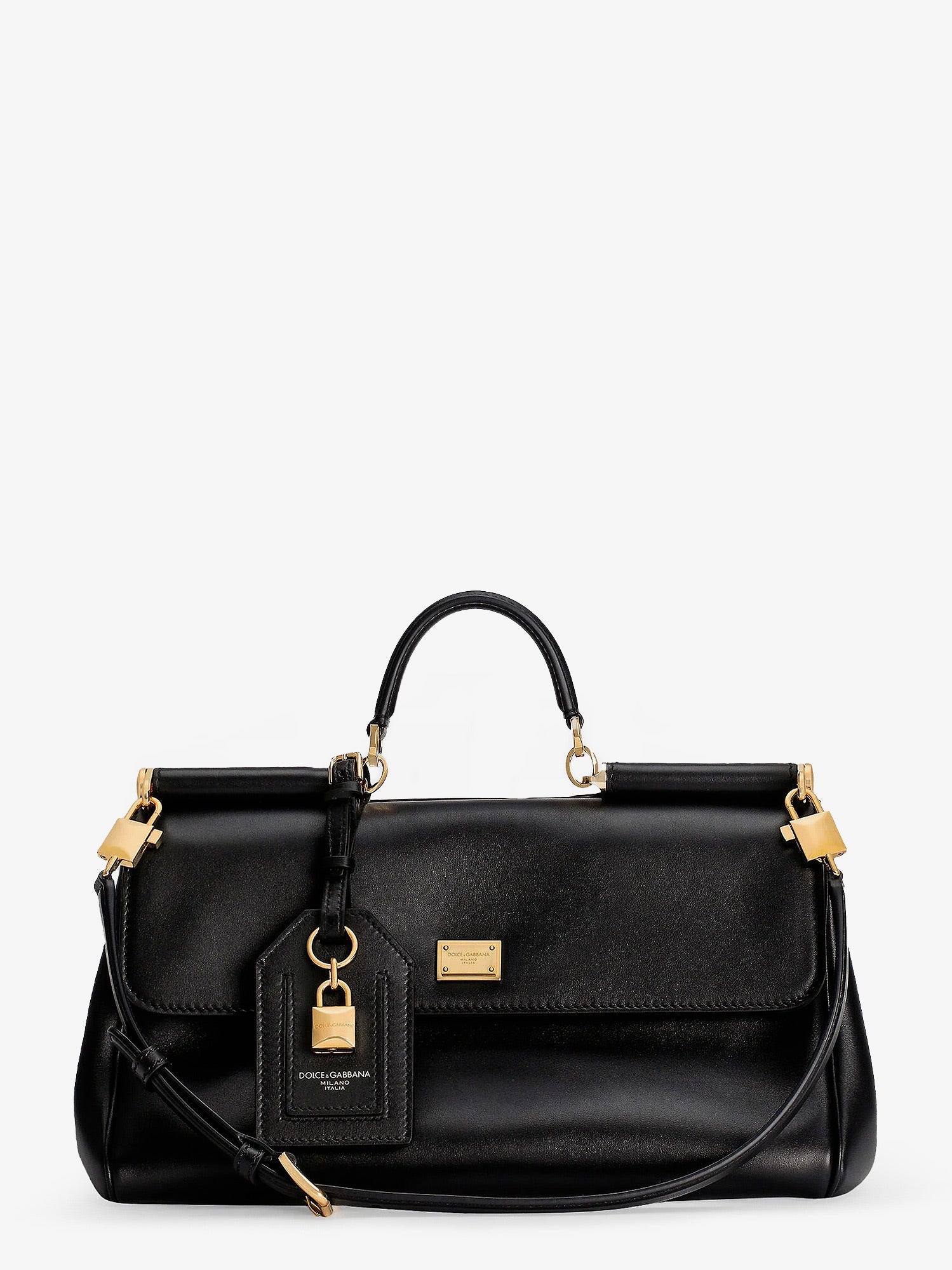Dolce & Gabbana My Sicily Leather Crossbody Bag