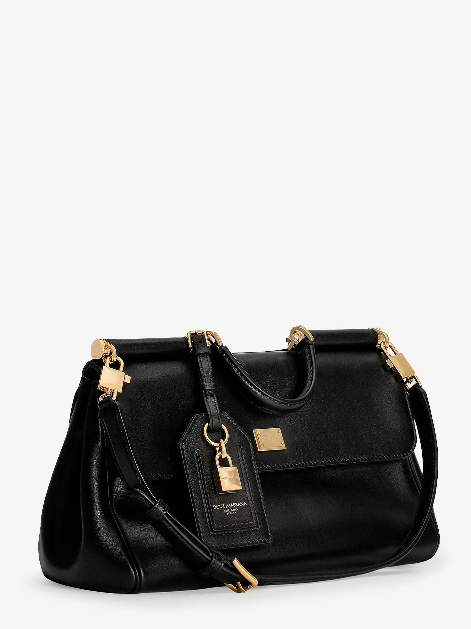 Dolce & Gabbana My Sicily Leather Crossbody Bag