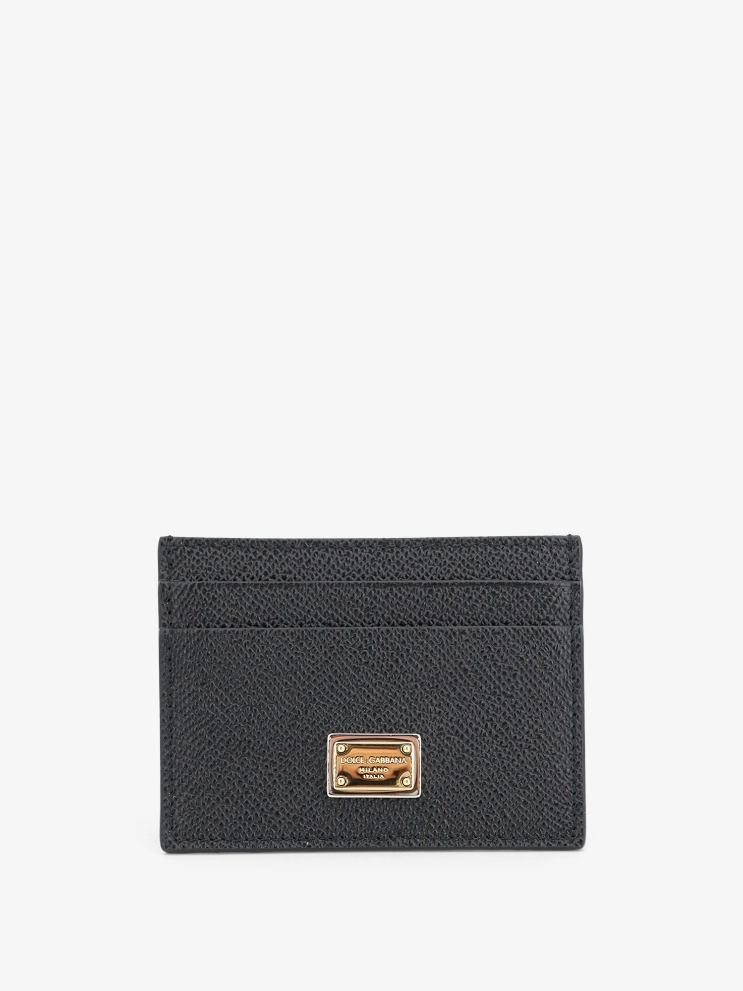 Dolce & Gabbana Hammered Leather Card Holder