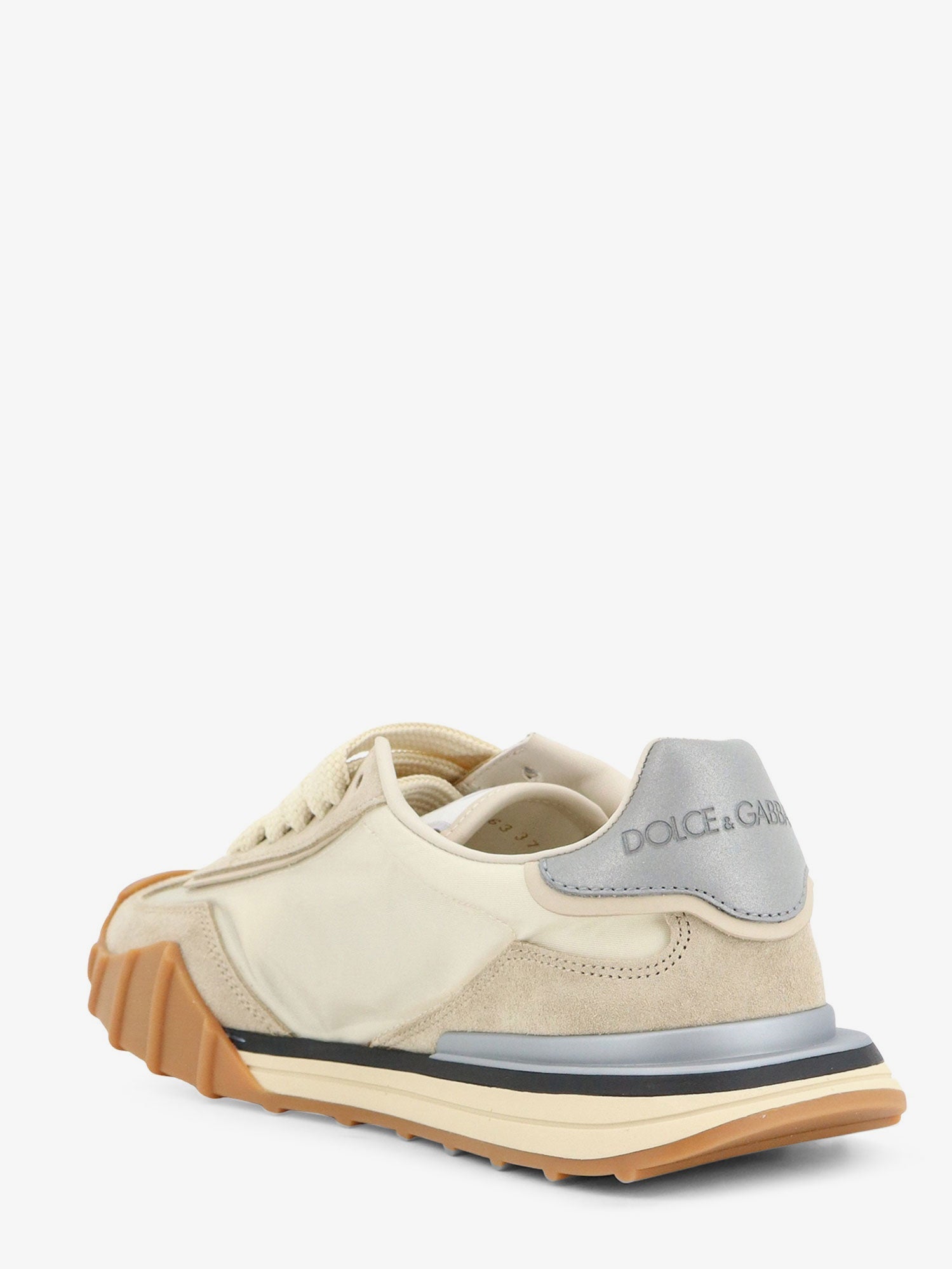 Dolce & Gabbana Nylon And Suede Sneakers With Dg Logo On The Side