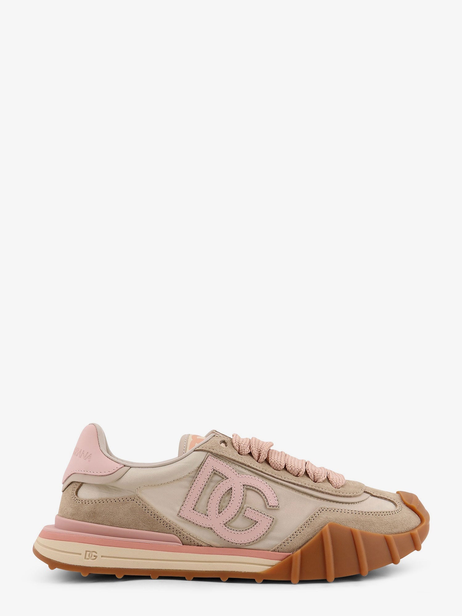 Dolce & Gabbana Nylon Sneakers With Logo Patch On The Side