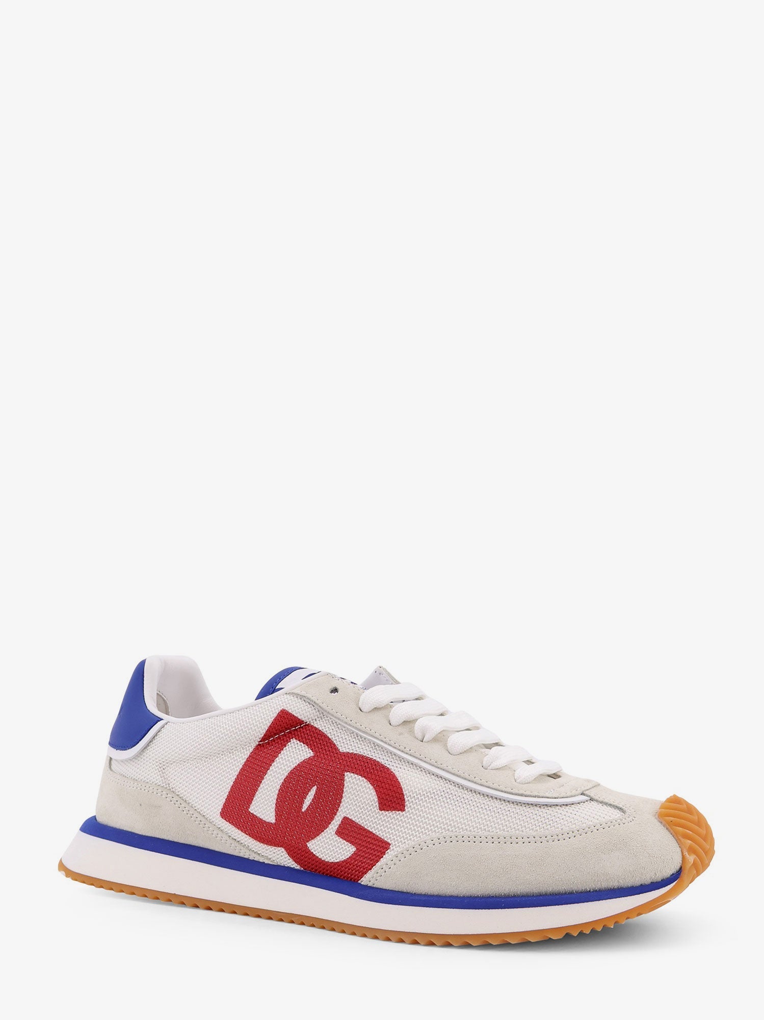 Dolce & Gabbana Leather Sneakers With Dg Logo