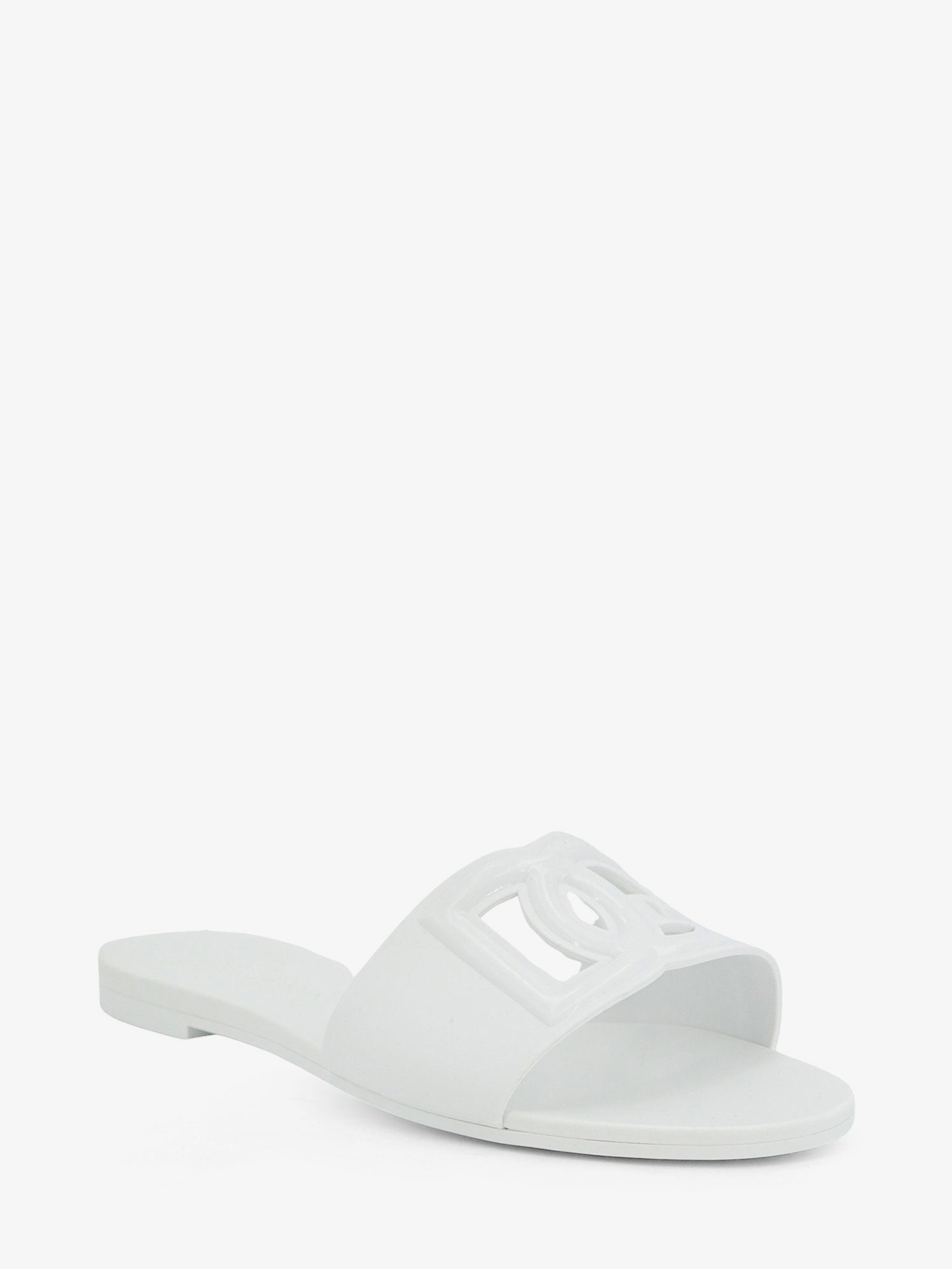 Dolce & Gabbana Pvc Sandals With Dg Logo On The Front