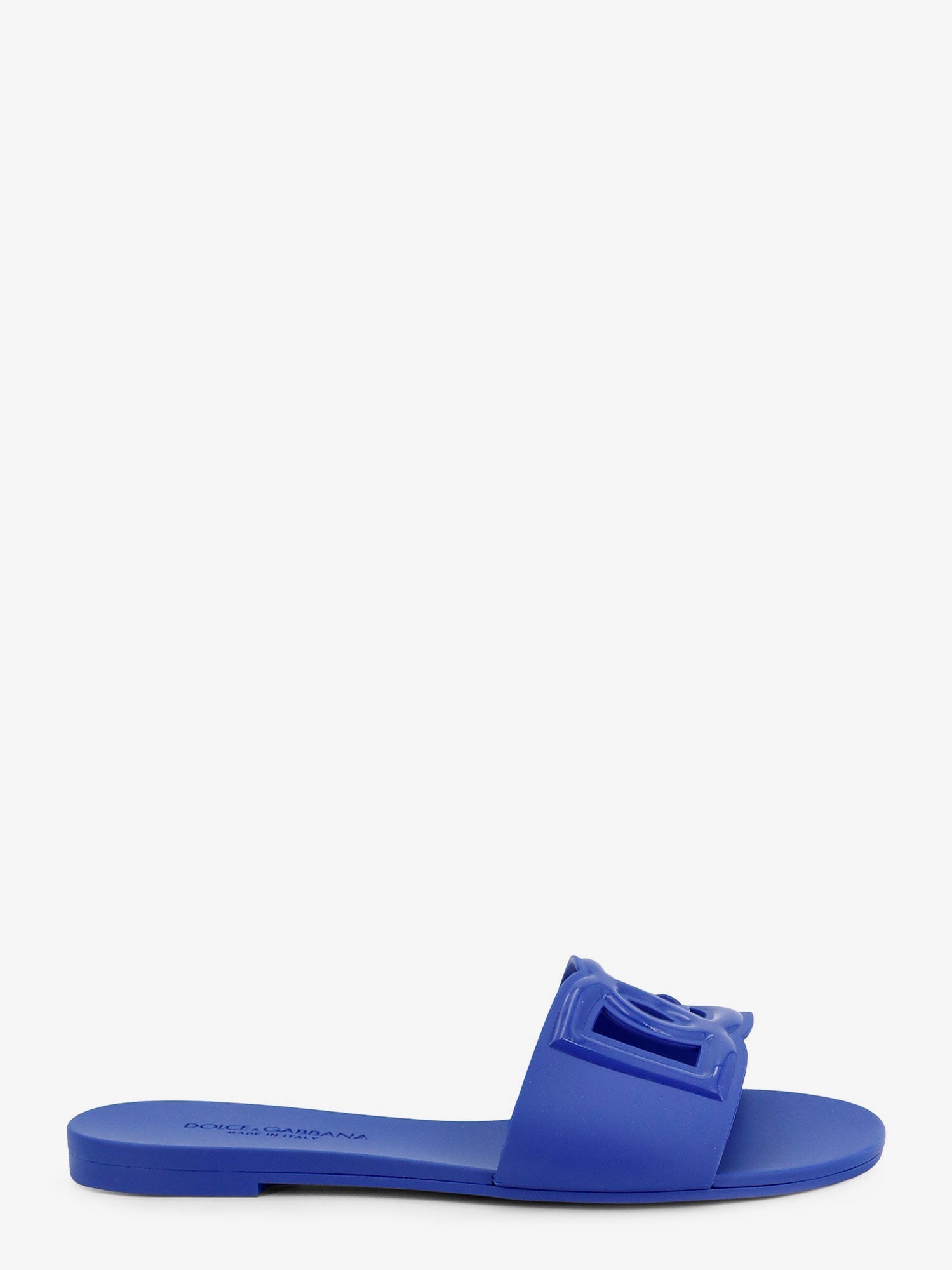 Dolce & Gabbana Pvc Sandals With Dg Logo On The Front