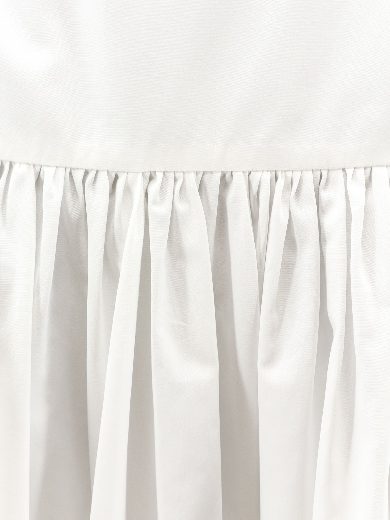 Dolce & Gabbana Flounced Poplin Long Skirt