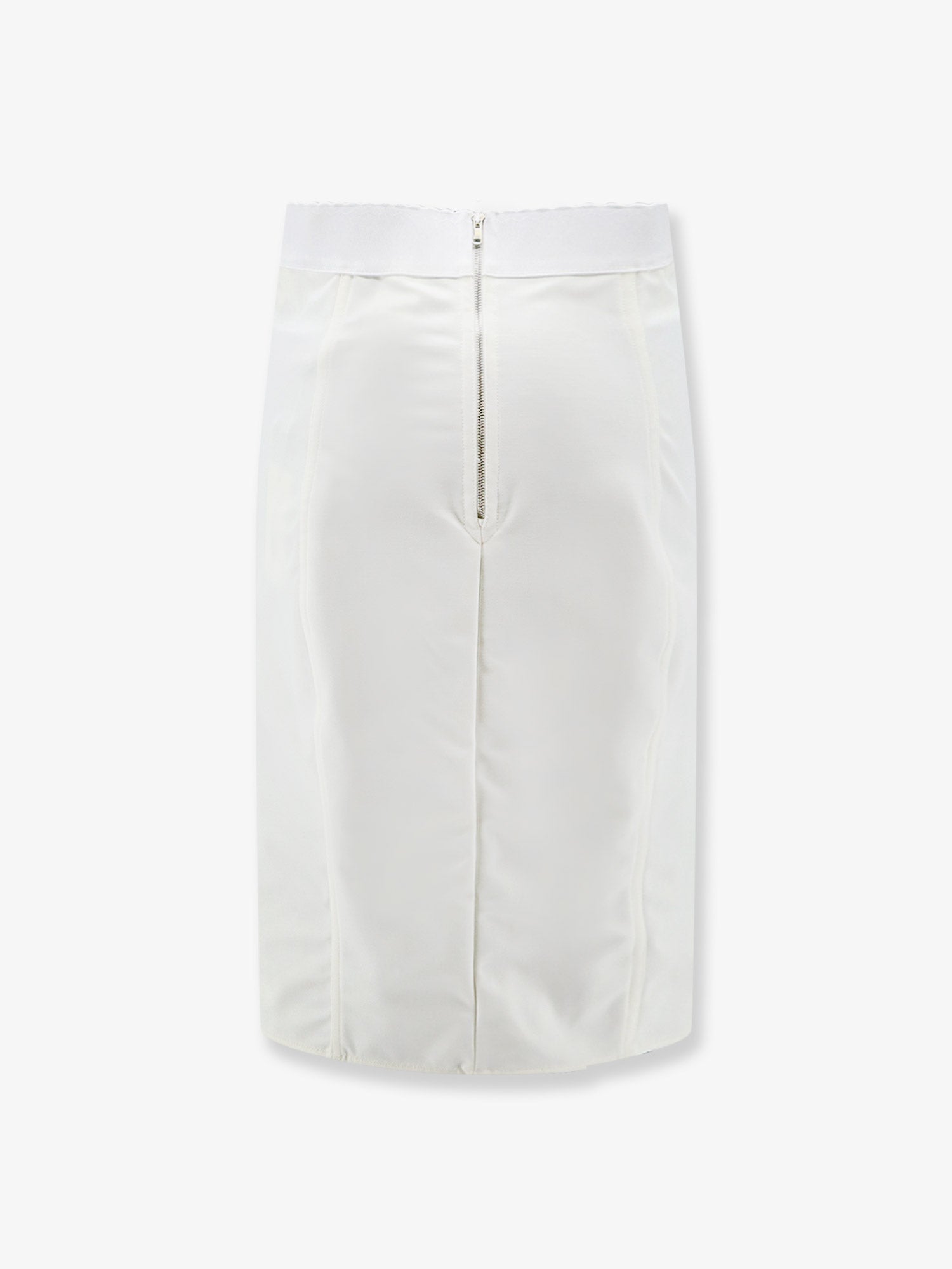 Dolce & Gabbana Satin And Powernet Midi Skirt