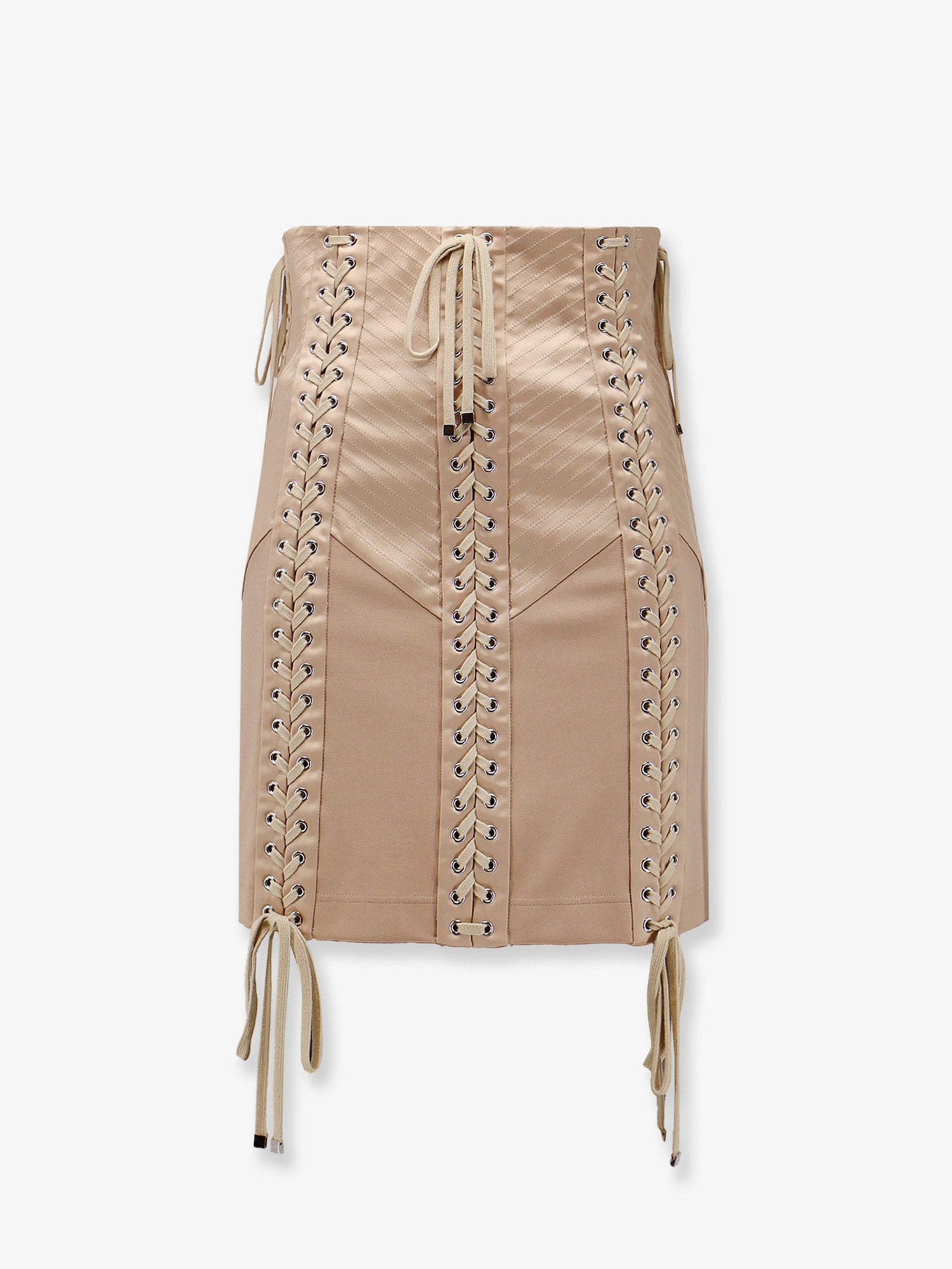 Dolce & Gabbana Shiny Satin Mini Skirt