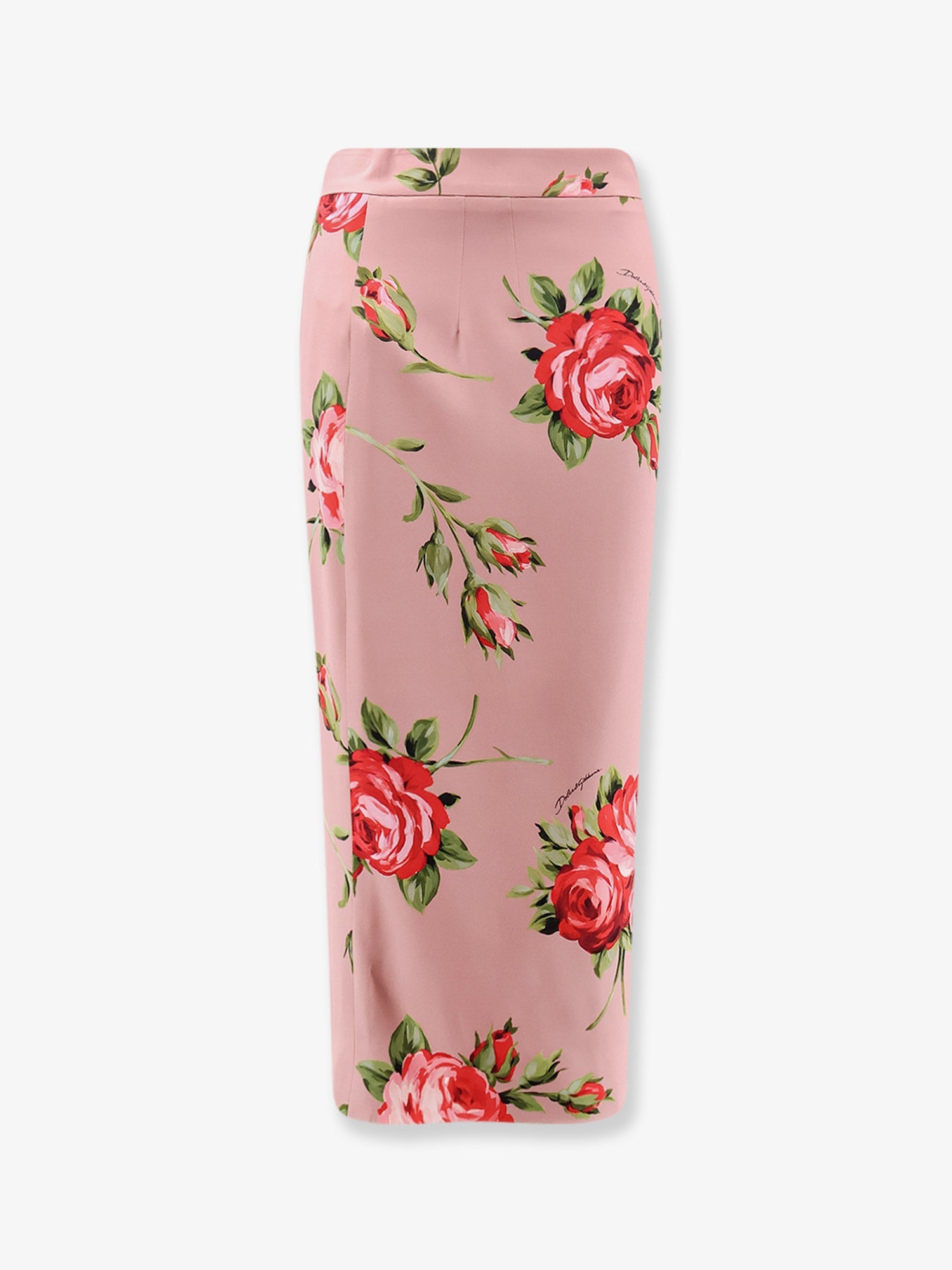 Dolce & Gabbana Stretch Silk Long Skirt