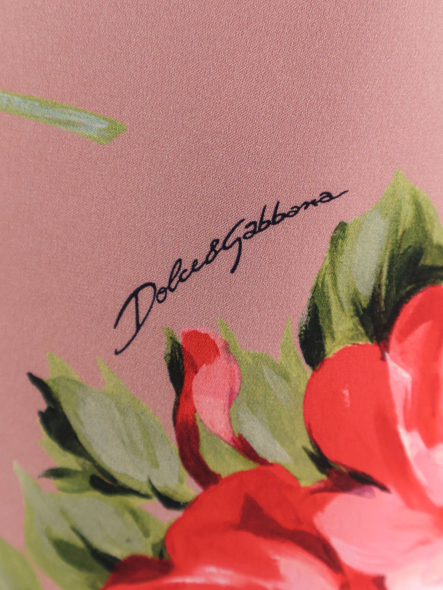 Dolce & Gabbana Stretch Silk Long Skirt