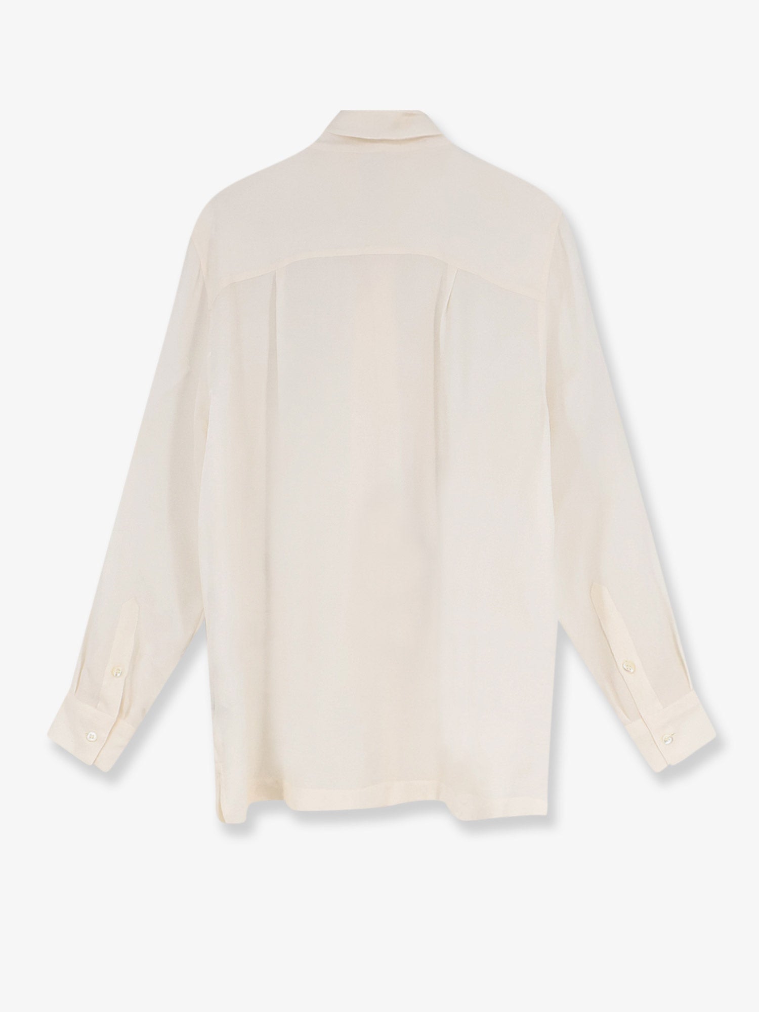Dolce & Gabbana Silk Shirt With Tie Band Detail