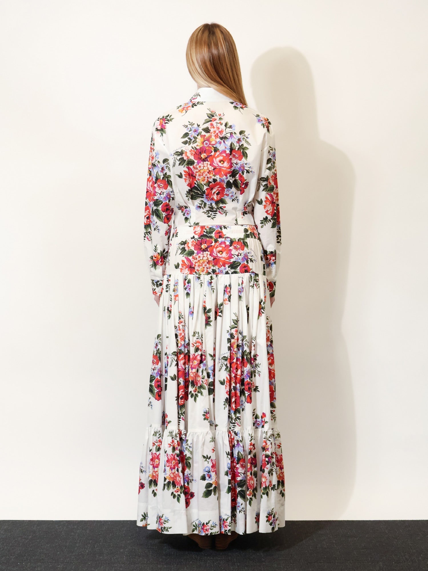 Dolce & Gabbana Cotton Shirt With Multicolor Print