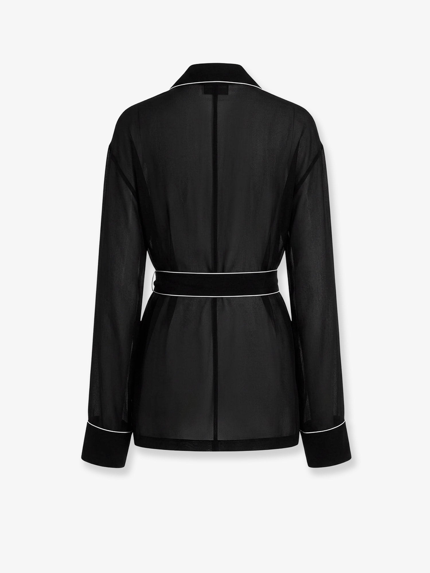 Dolce & Gabbana Vanity Pajamas Chiffon Shirt