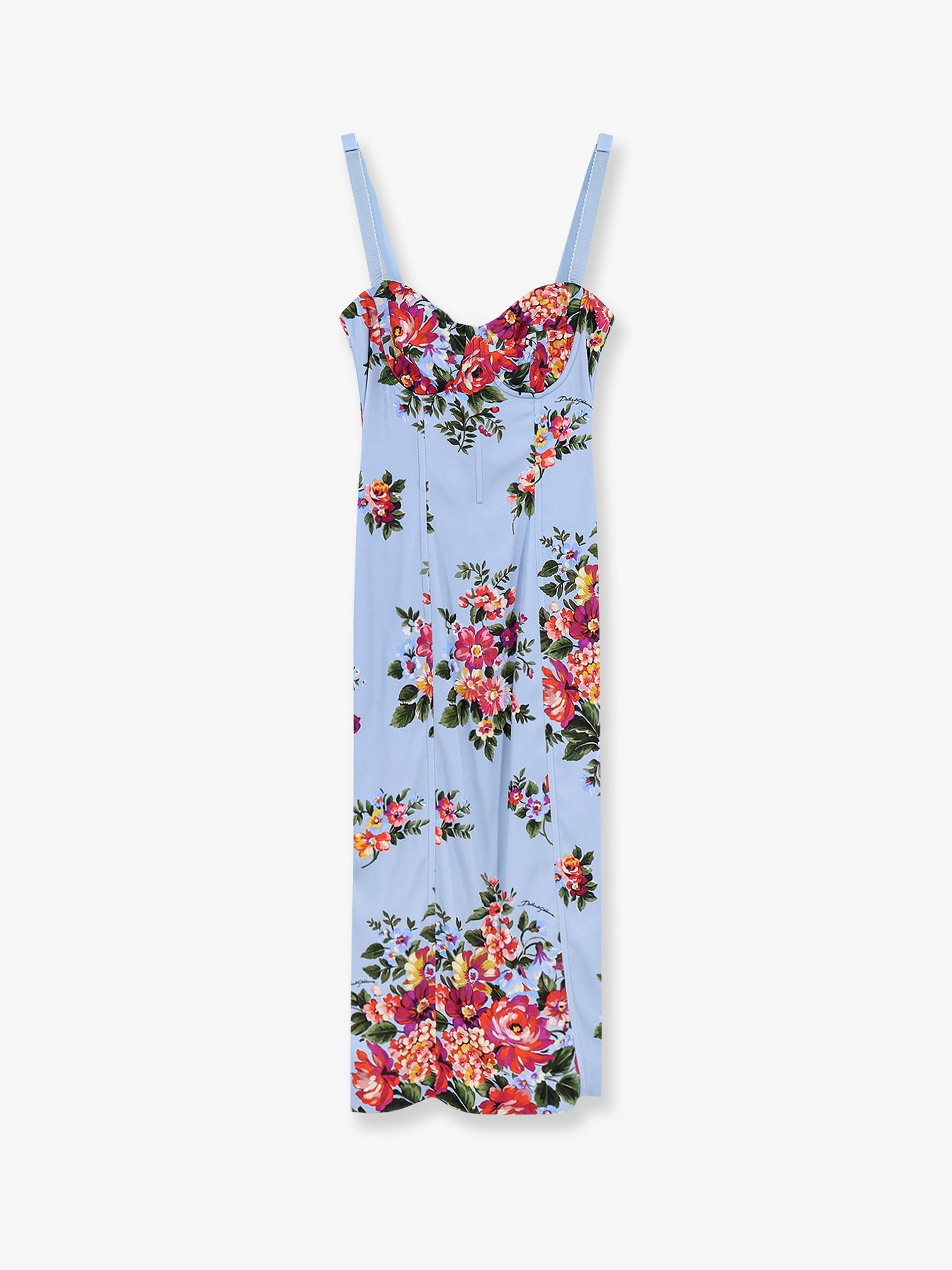 Dolce & Gabbana Satin Bustier Dress