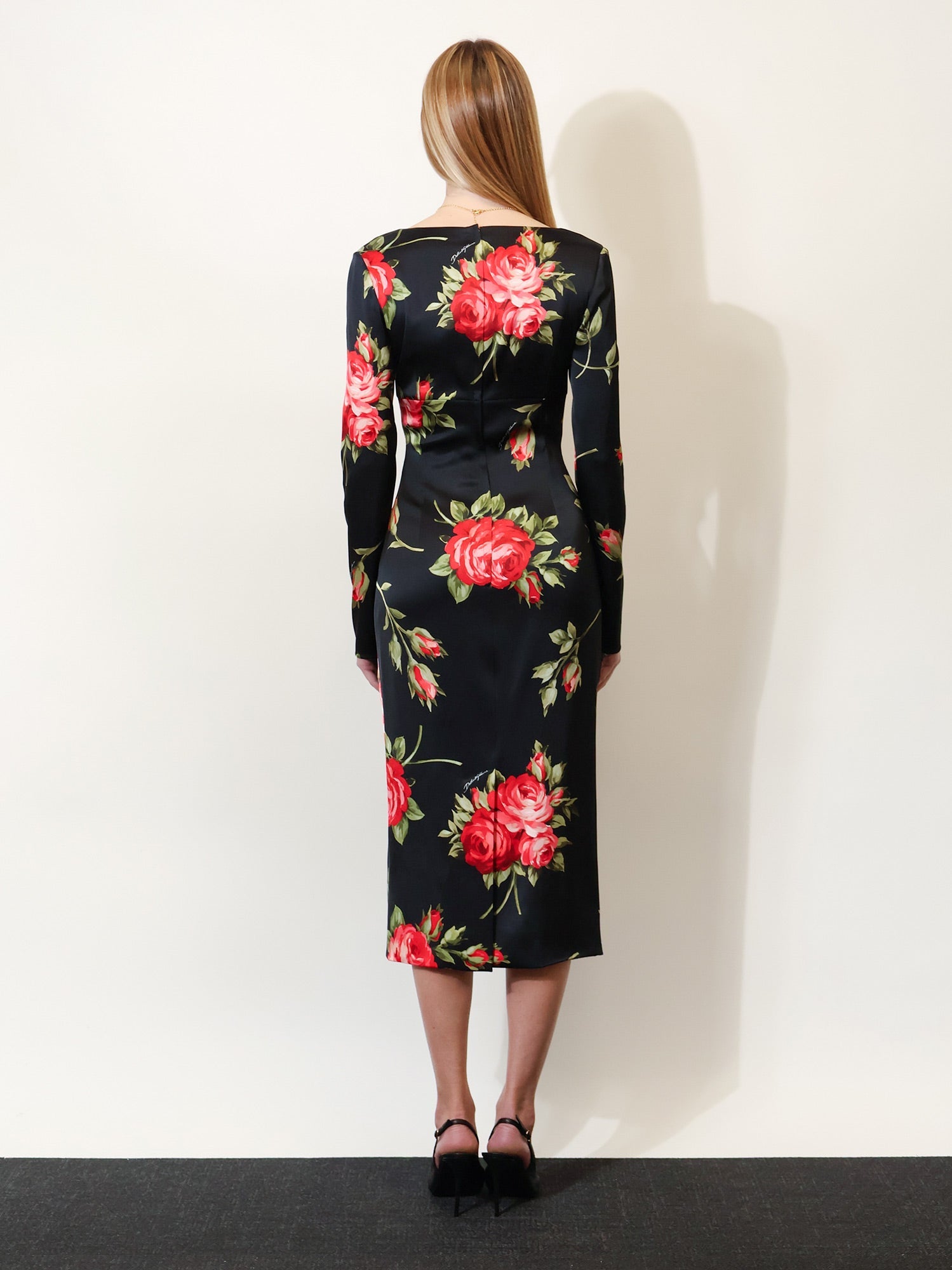 Dolce & Gabbana Viscose Dress With Iconic Print