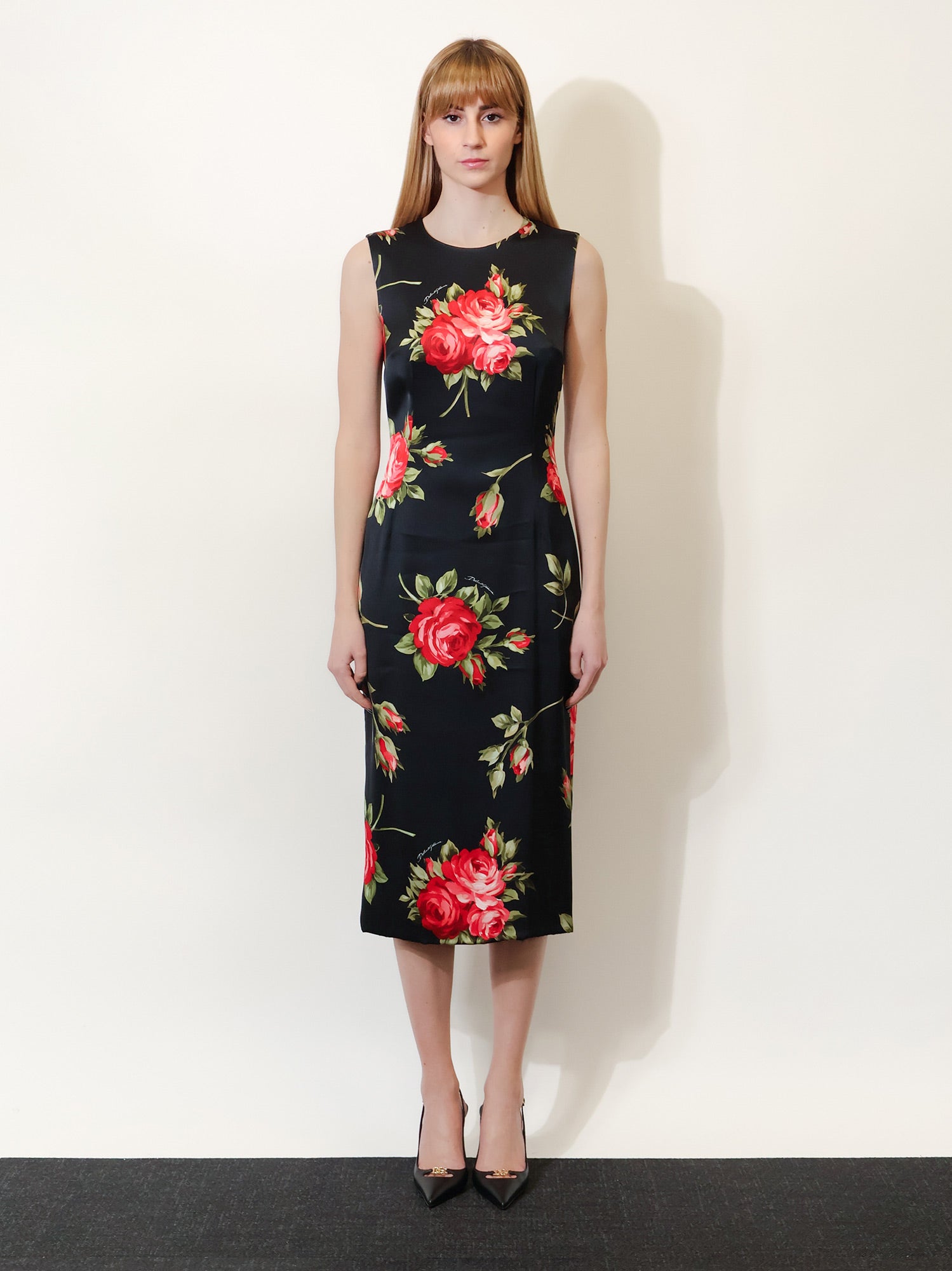 Dolce & Gabbana Viscose Dress With Iconic Print