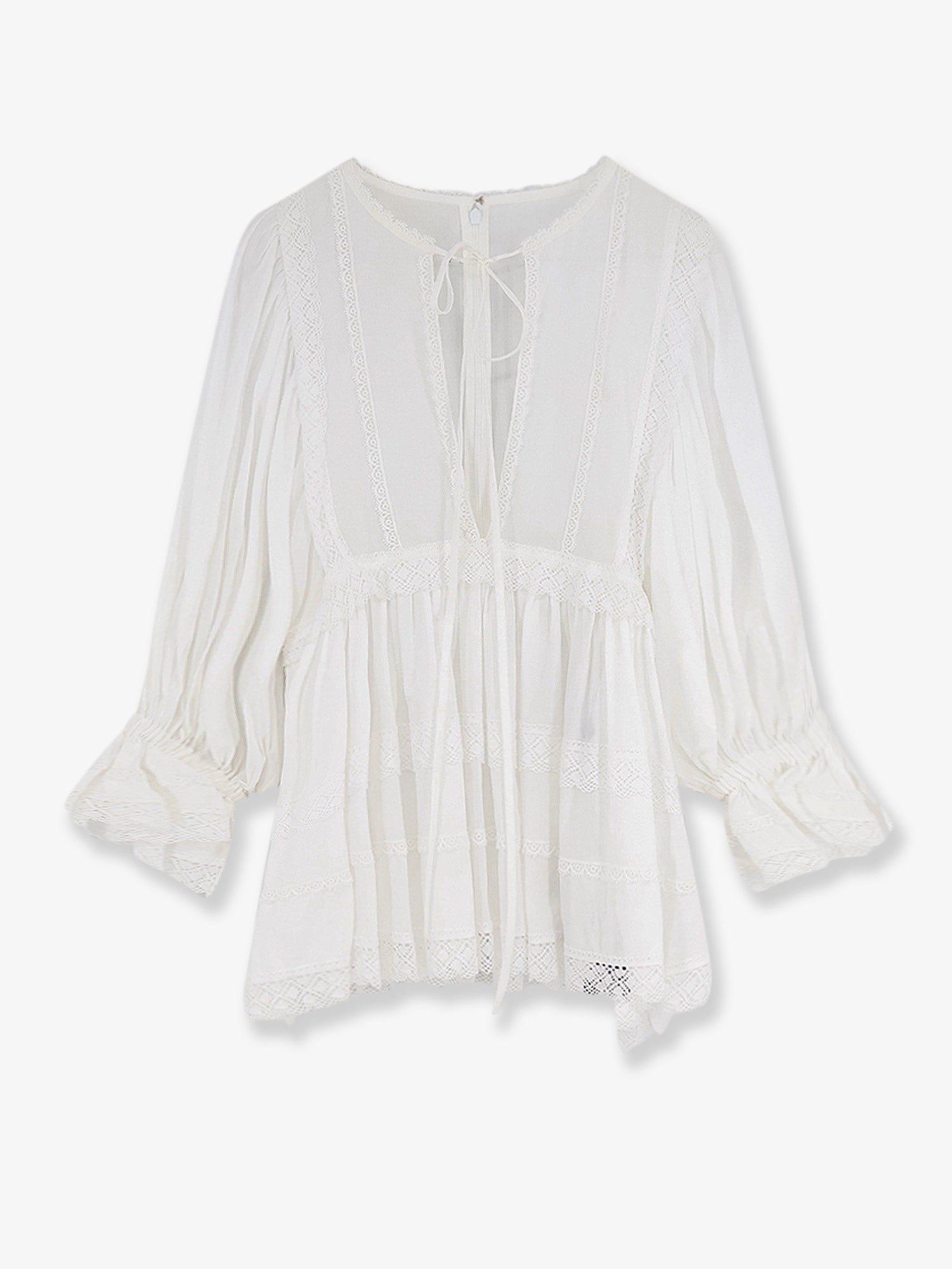 Dolce & Gabbana Cotton Shirt With Laces Profiles