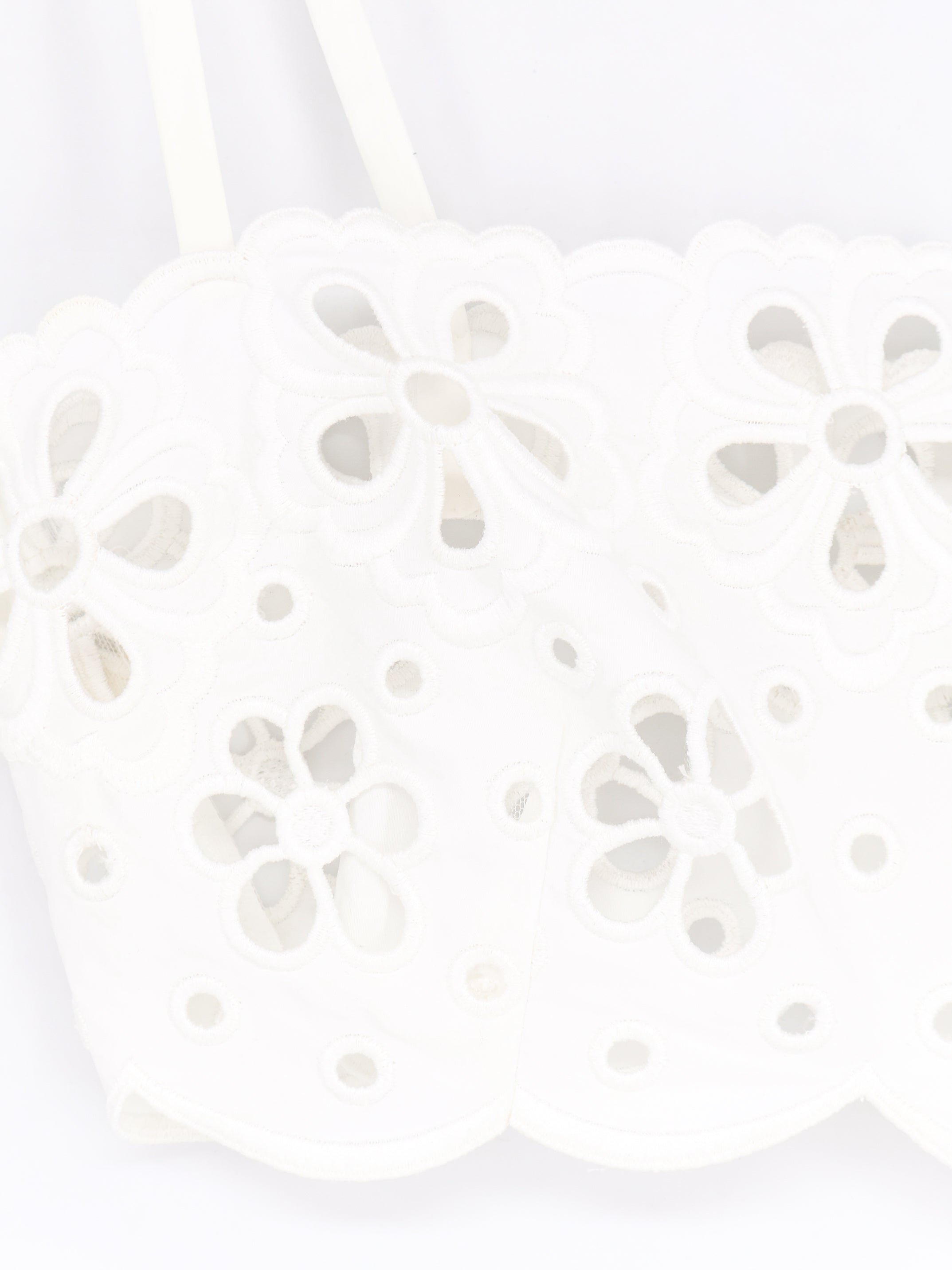 Dolce & Gabbana Cotton Top With Cut-out Embroidery