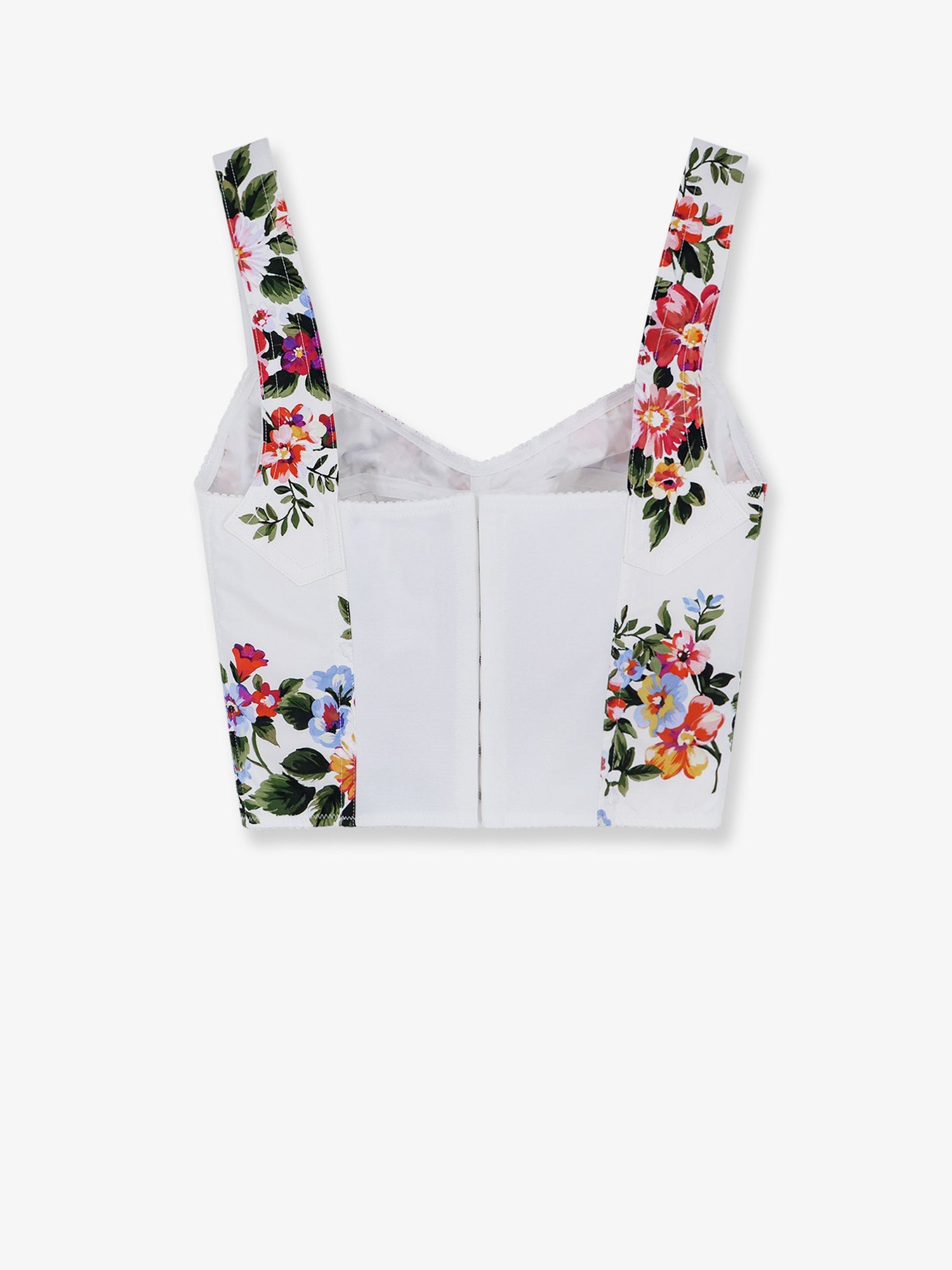 Dolce & Gabbana Cotton Blend Bustier Top