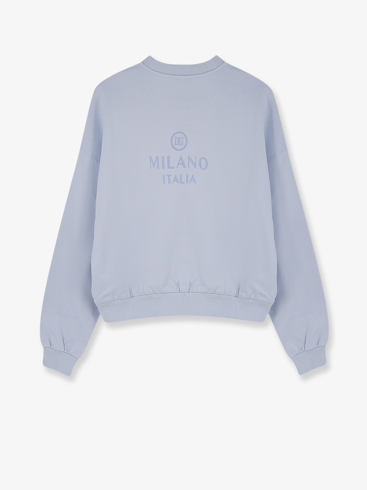 Dolce & Gabbana Cotton Sweatshirt With Iconic Logo