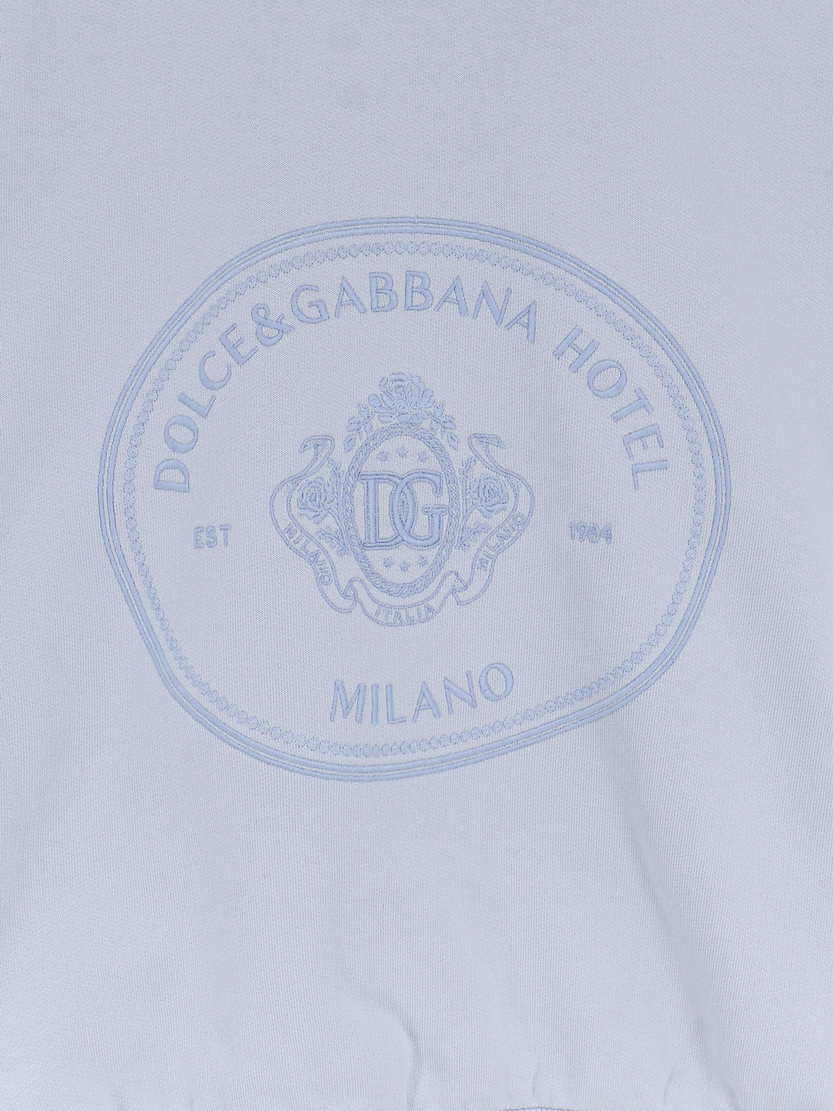Dolce & Gabbana Cotton Sweatshirt With Iconic Logo