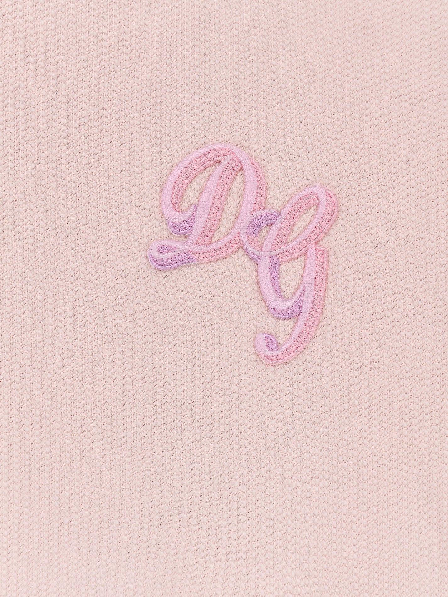 Dolce & Gabbana Cotton Sweatshirt With Embroidered Logo On The Front