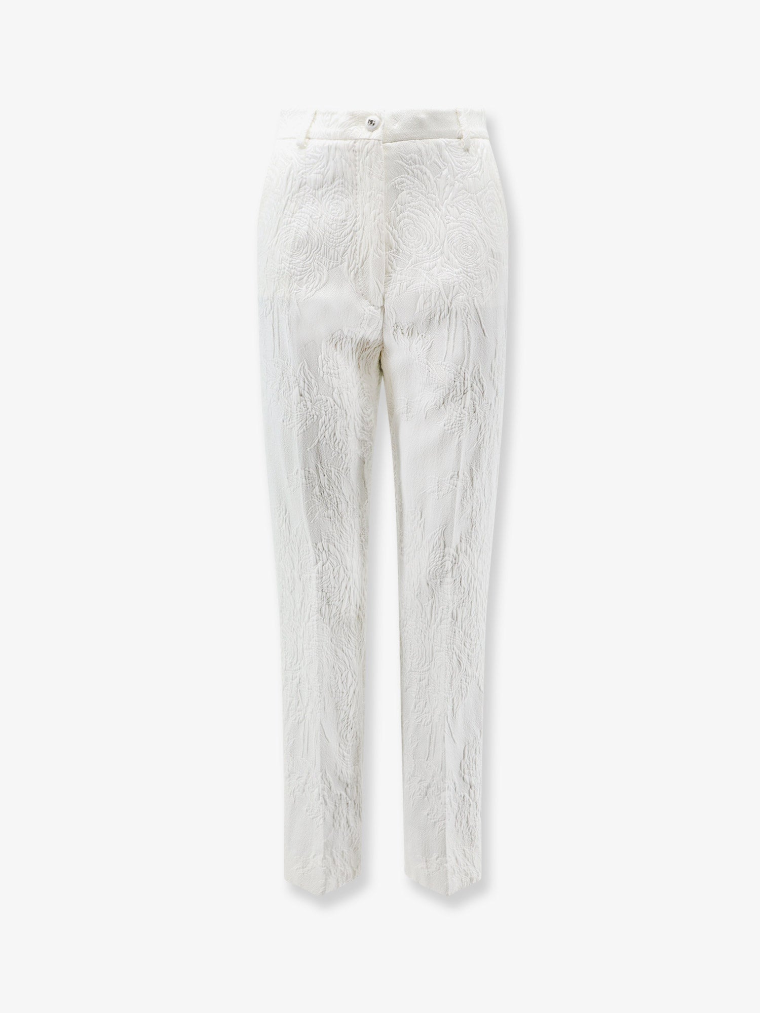 Dolce & Gabbana Pantaloni In Cotone E Viscosa